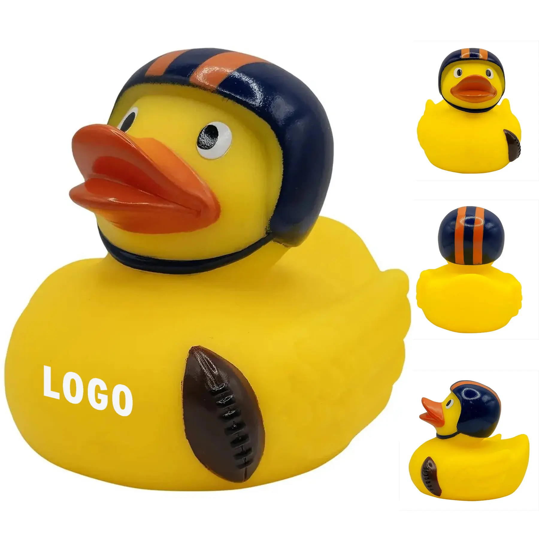 Gridiron Rubber Duck Football Player Bath Toy 2