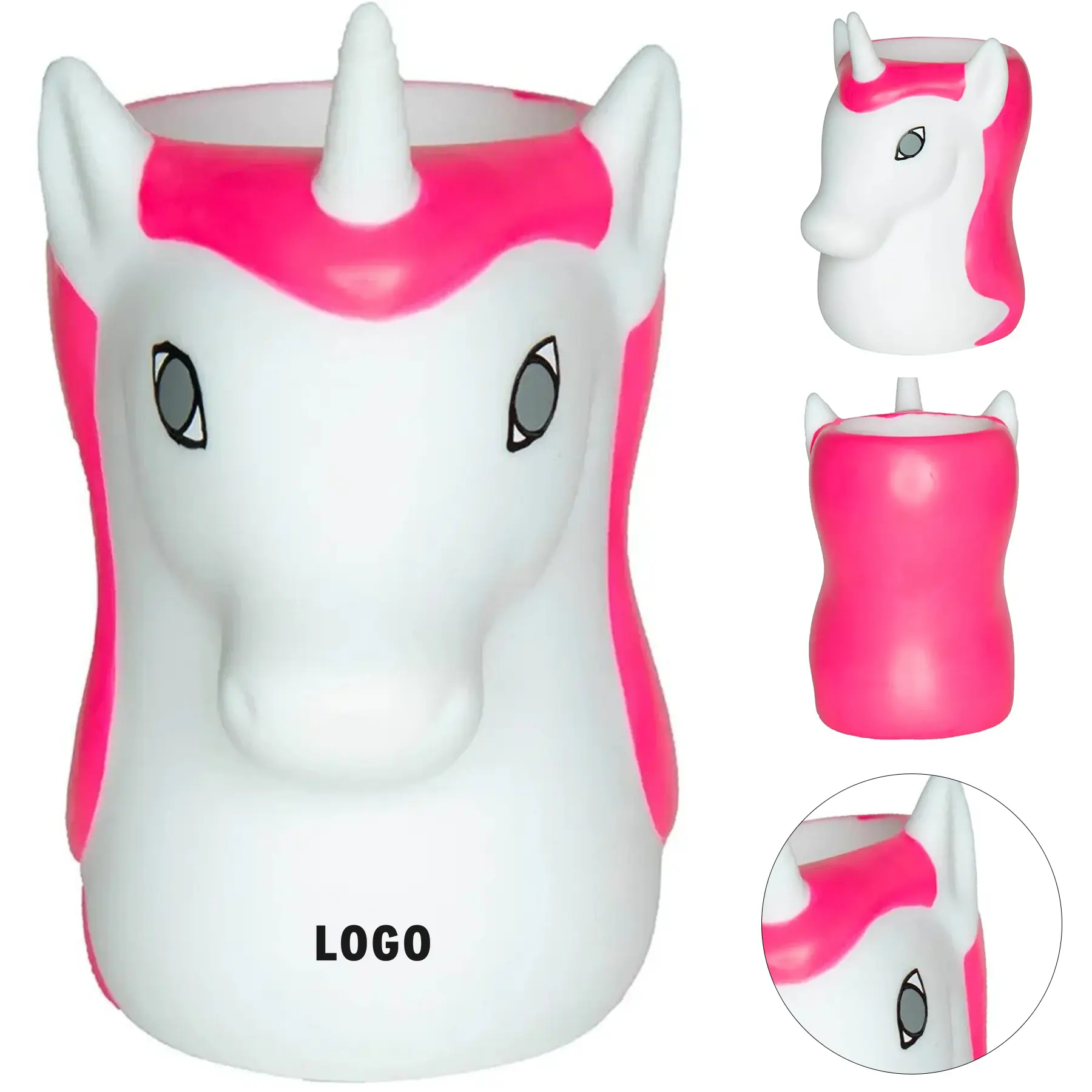 Whimsical Unicorn Pencil Cup 2