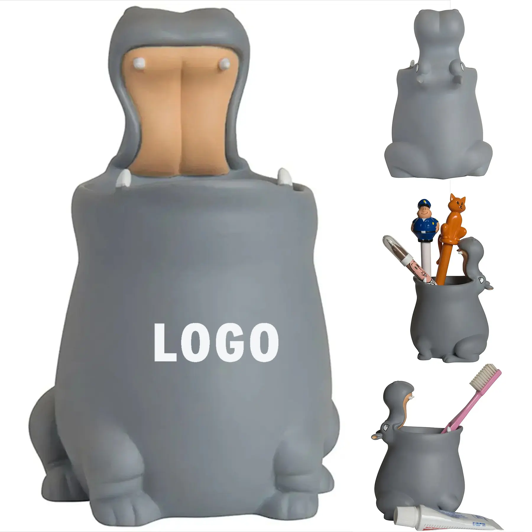 Playful Hippo Stationery Keeper 2