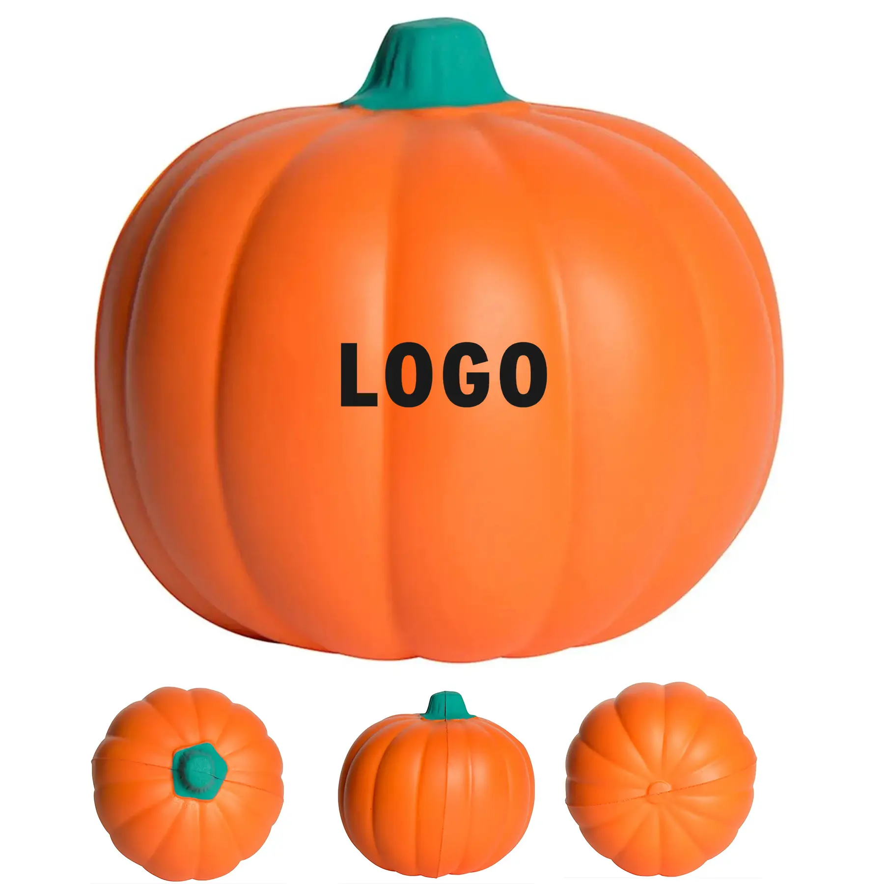 Custom Pumpkin Squeeze Stress Toy Halloween Promotion Gift 2