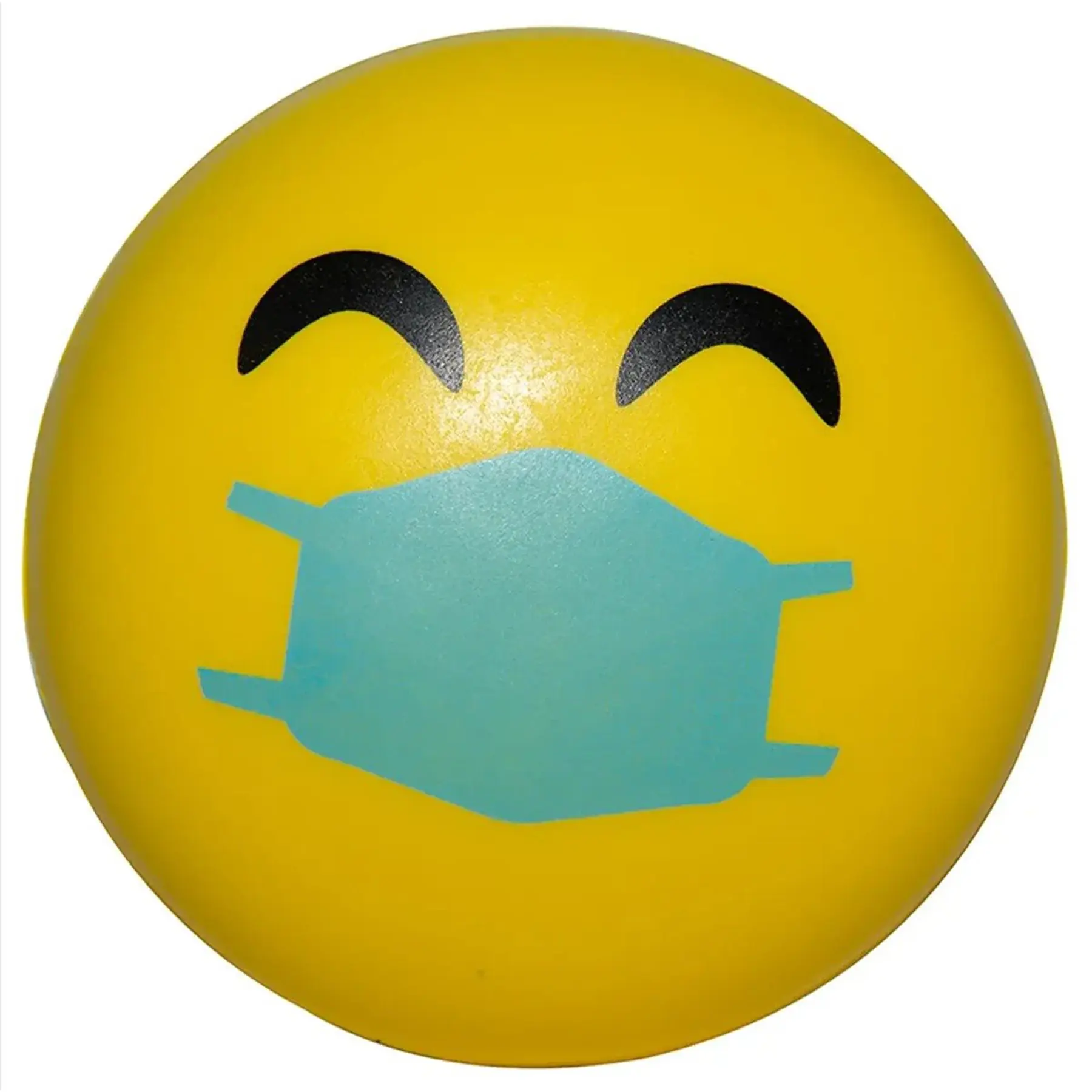 Joyful Masked Emoji Stress Ball for Adults