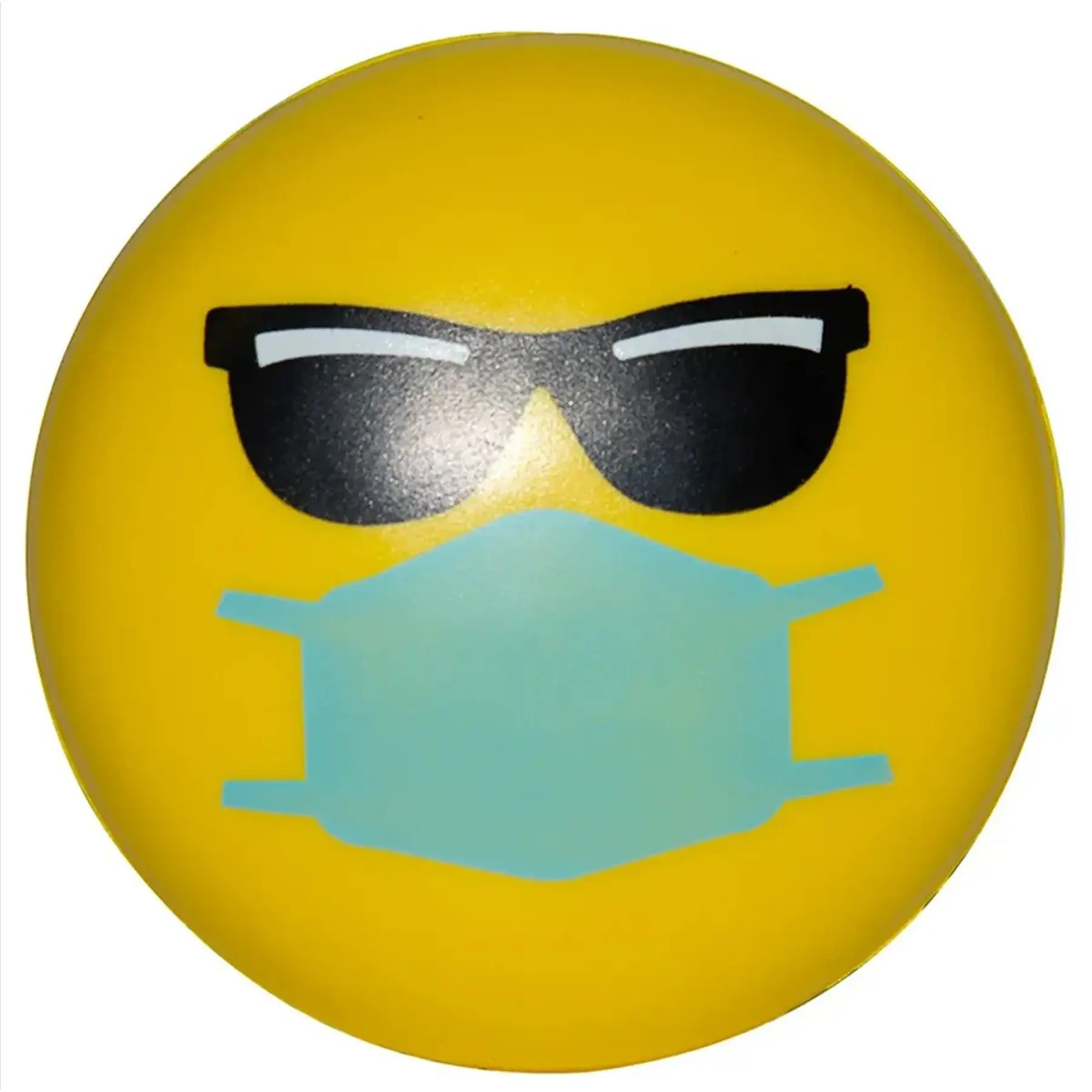 Emoji Face Mask Stress Ball Fun Squeeze Relax Toy
