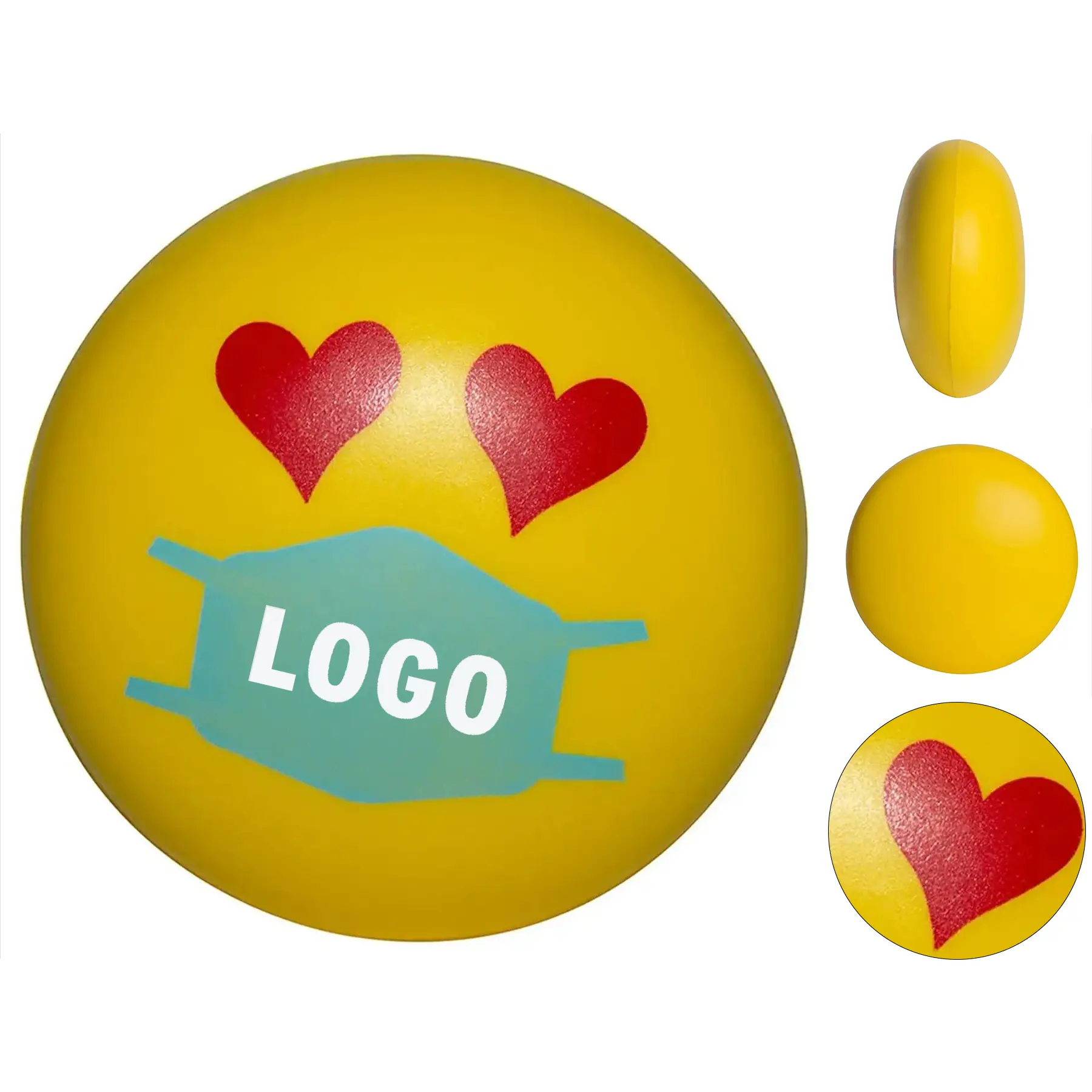 Cute Masked Face Stress Ball For Anxiety Relief 2