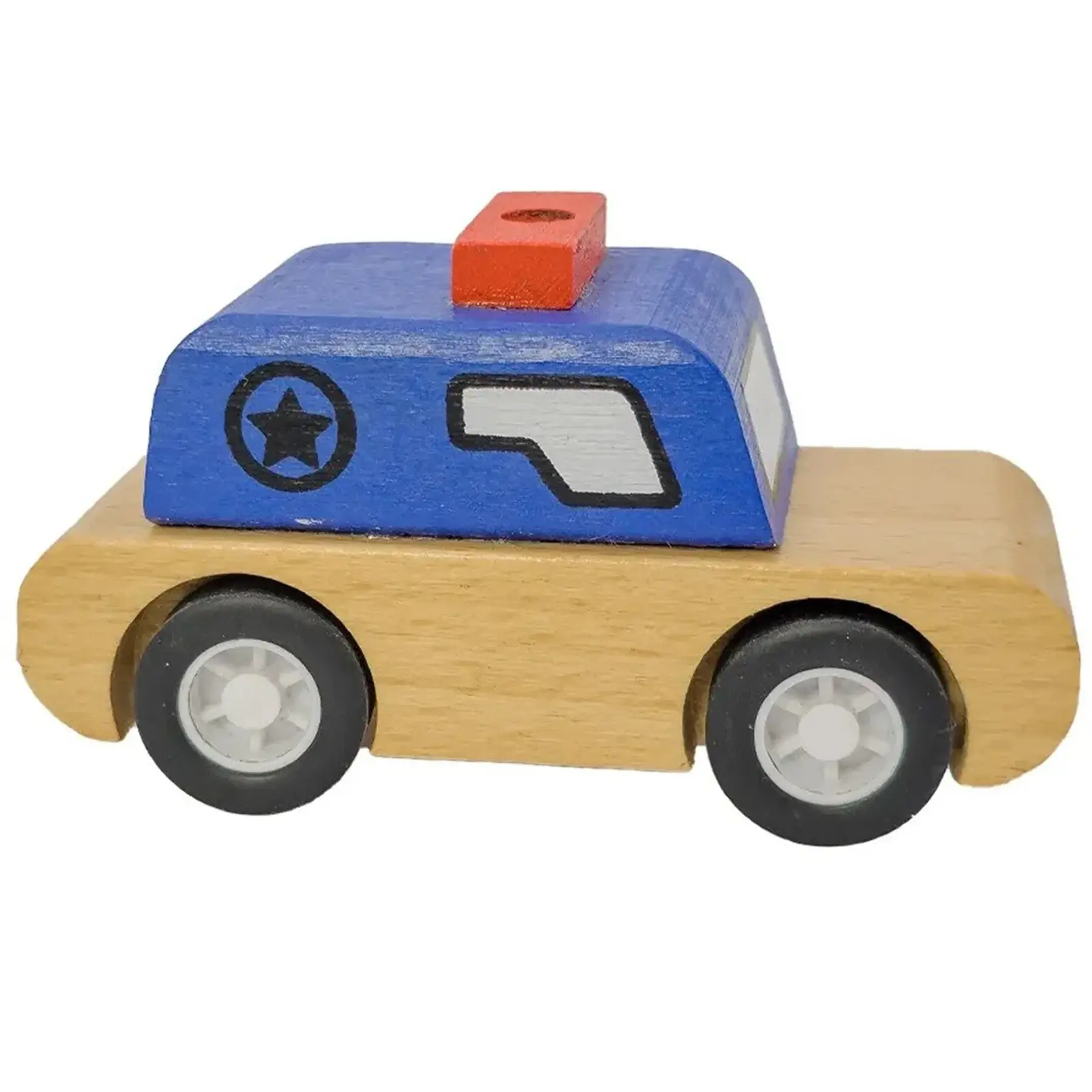 Premium Wooden Police Vehicle Business Gift