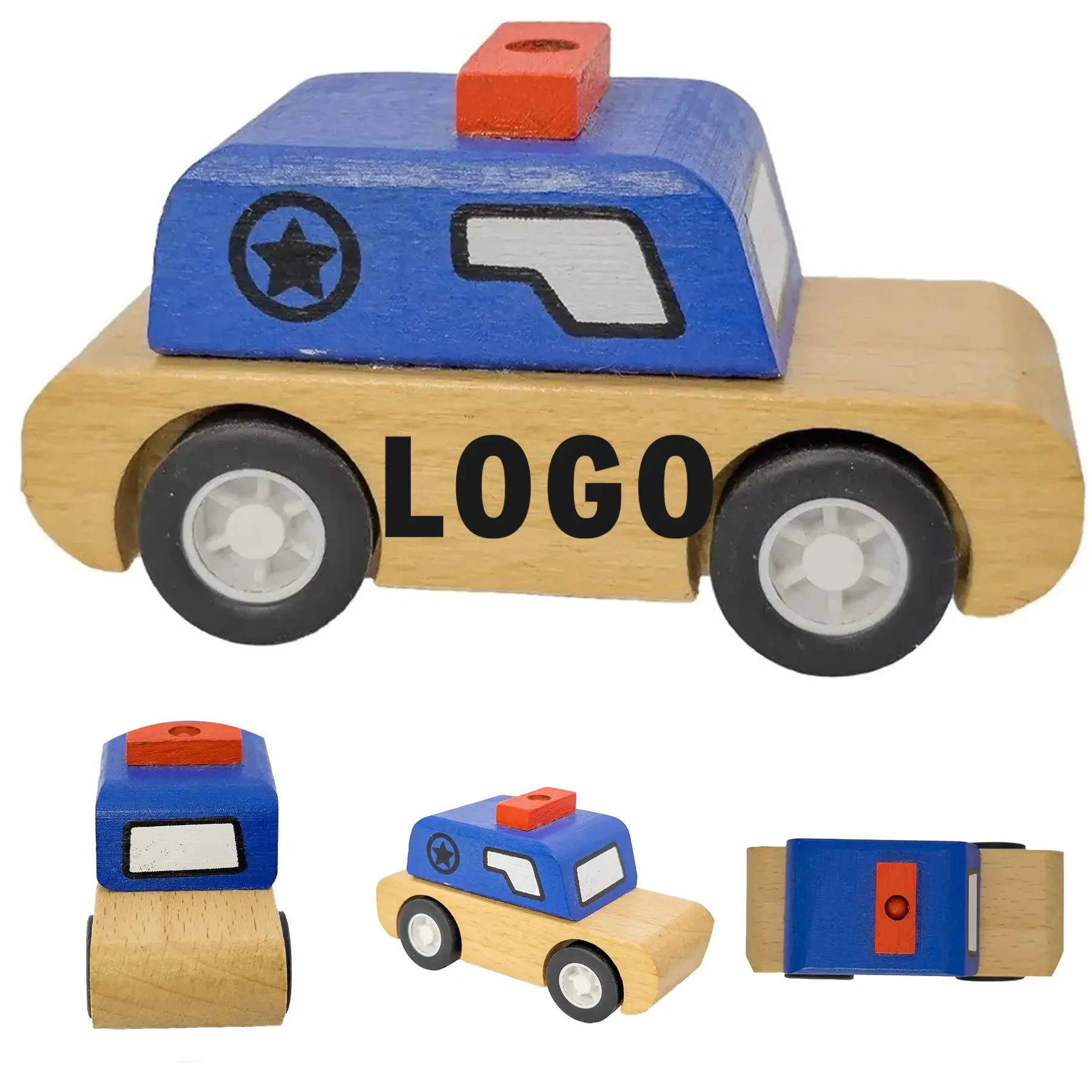 Premium Wooden Police Vehicle Business Gift 2