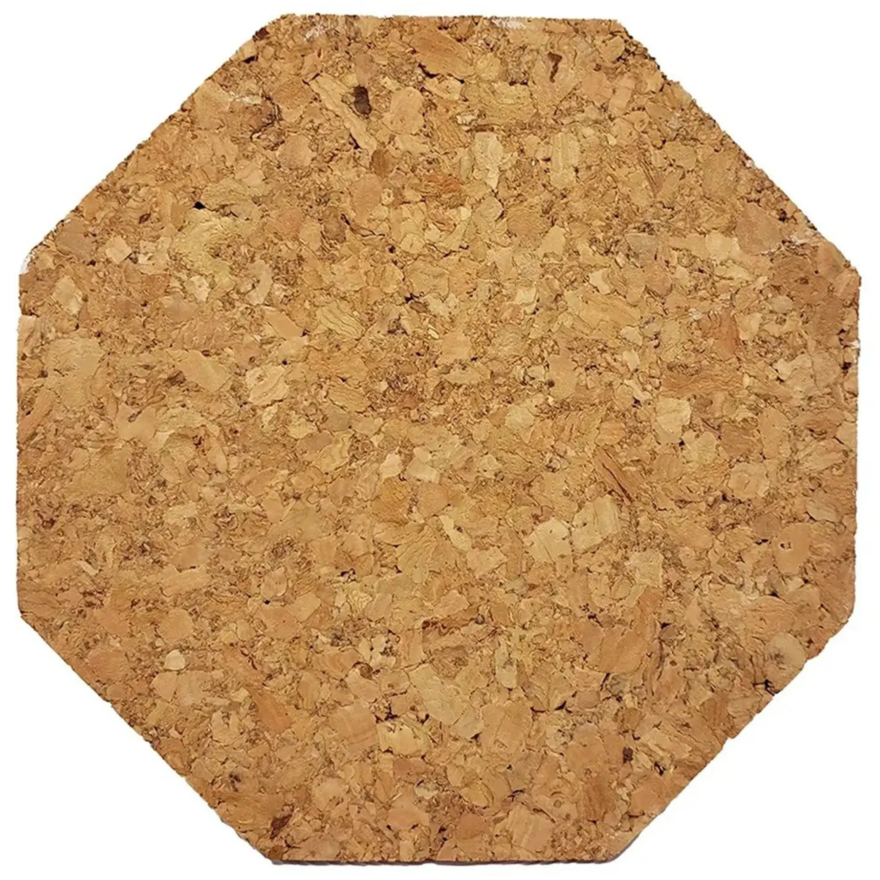 Natural Octagon Cork Coasters Handmade Set
