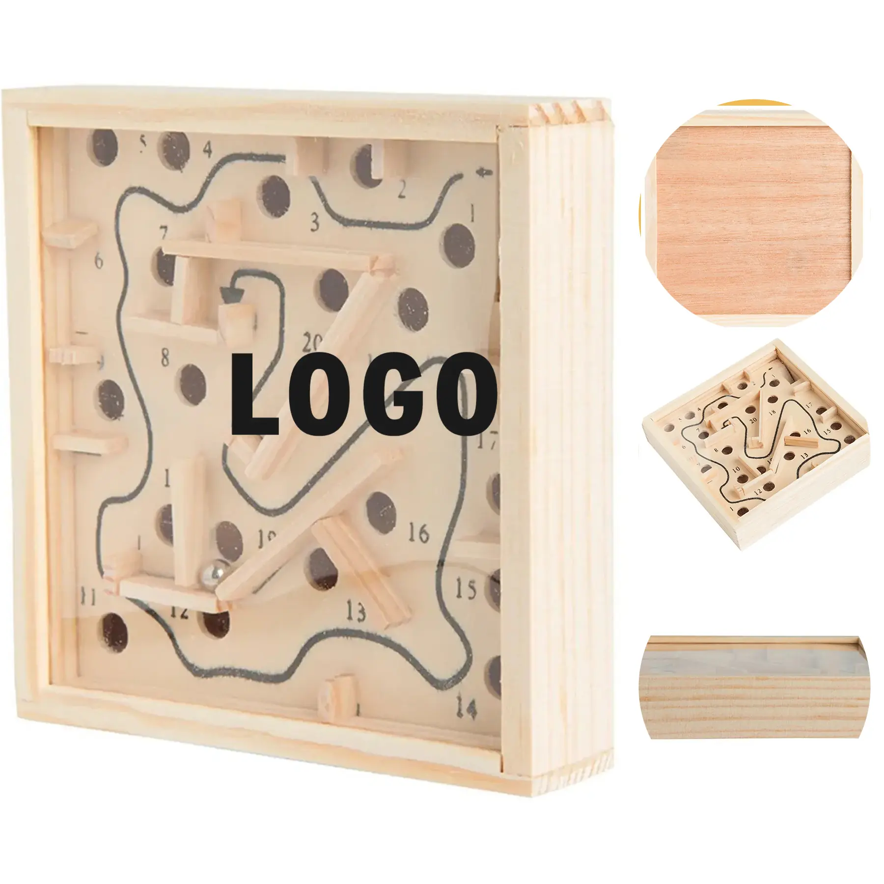 Eco Wooden Labyrinth Game 2