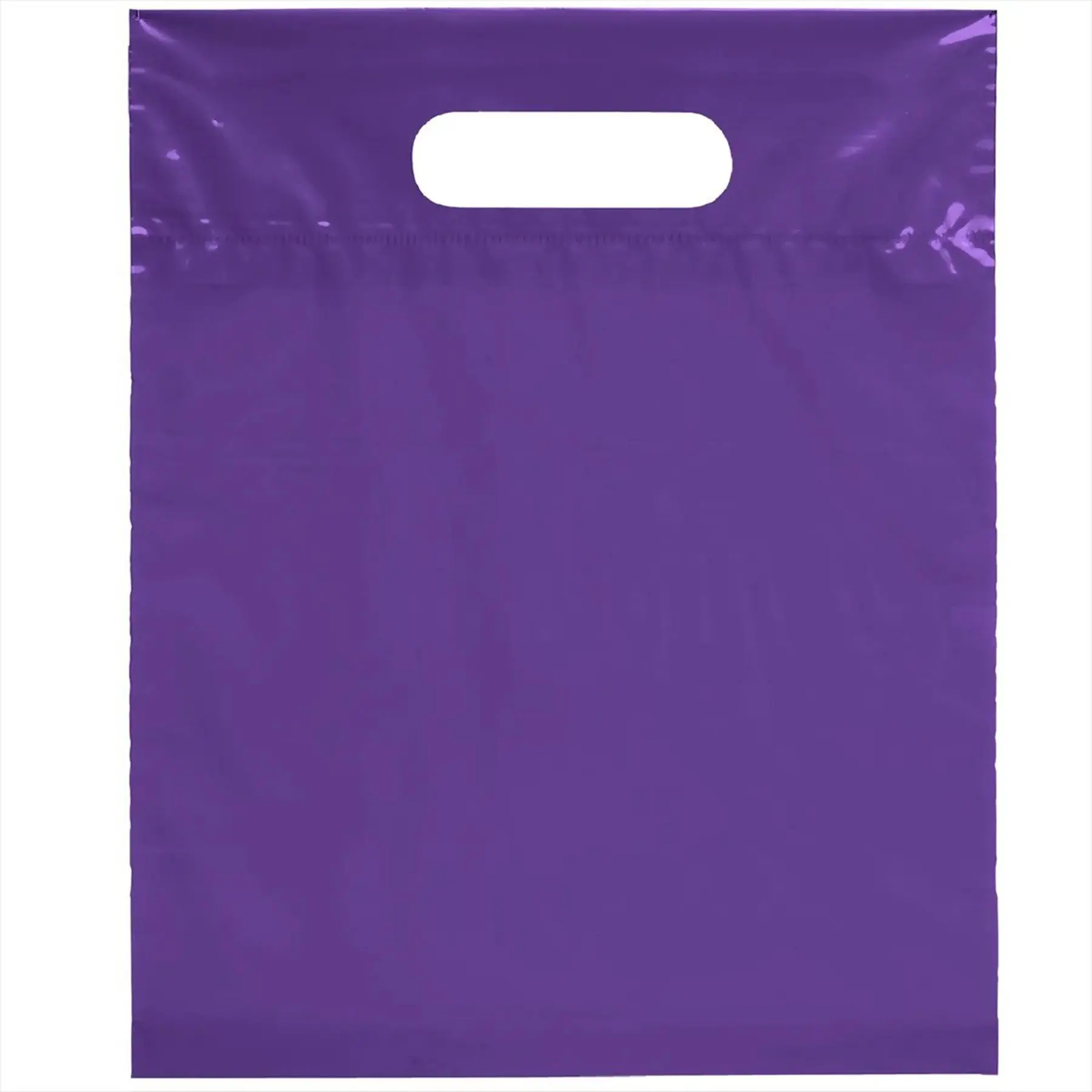 9.5x12 Die Cut Handle Bags Flexo Printed
