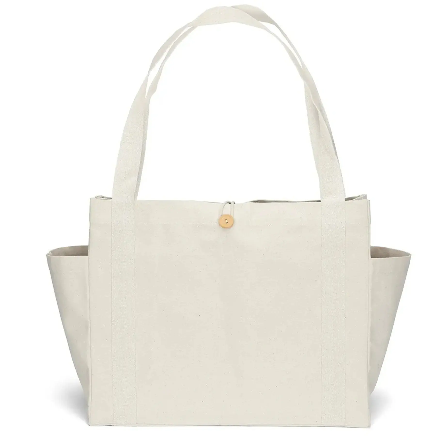 Everyday Canvas Tote Bag for Women Men - Premium 14 oz Cotton Shoulder Tote