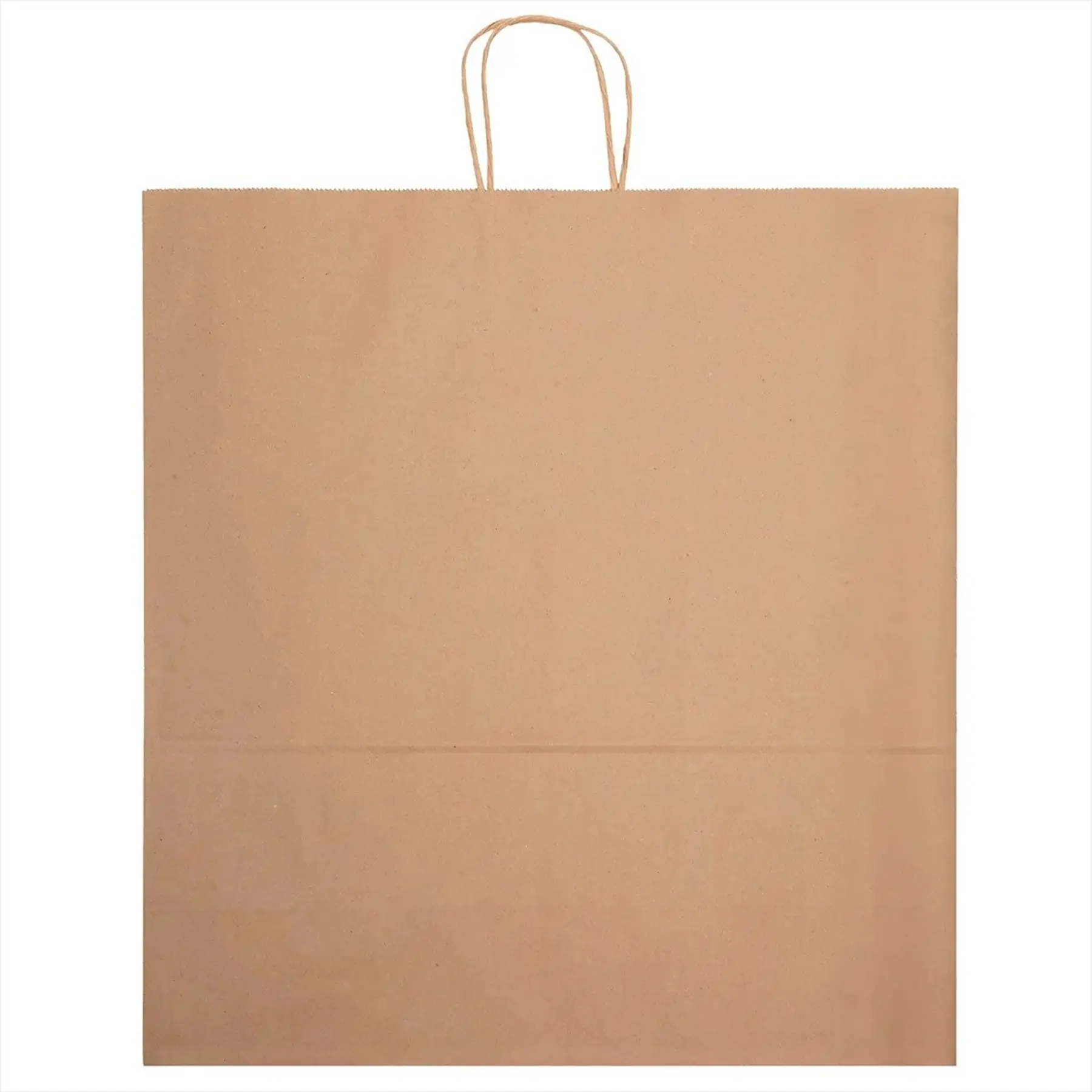 Large Brown Kraft Shopping Bags Recycled Paper Twisted Handles