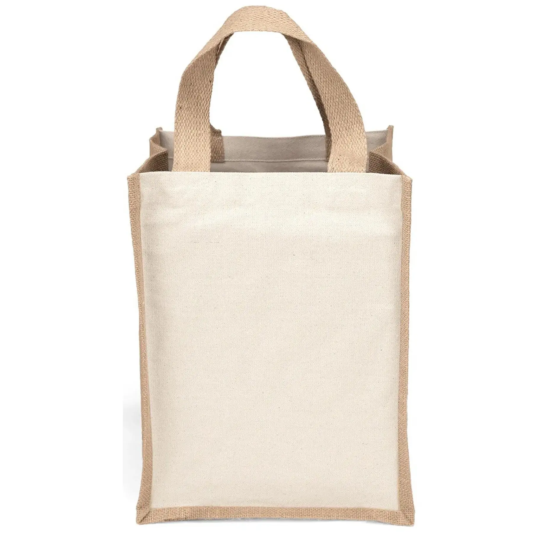 Screen Printed Cotton Jute Tote Bag