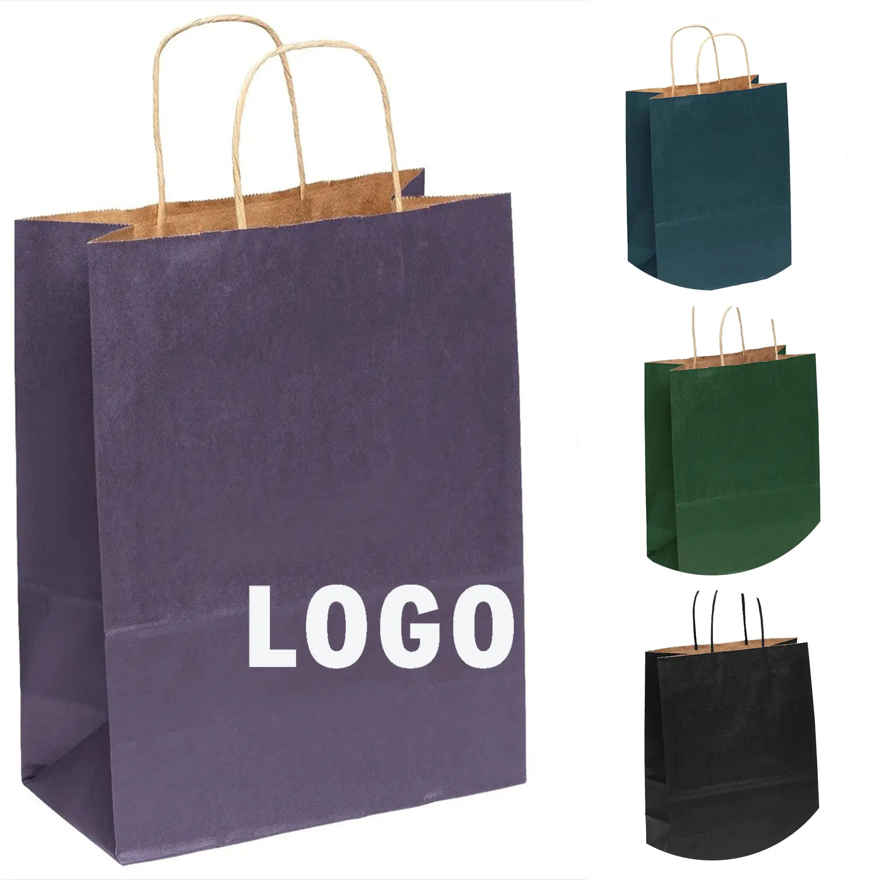 Matte Paper Shopping Bags Foil Print 2