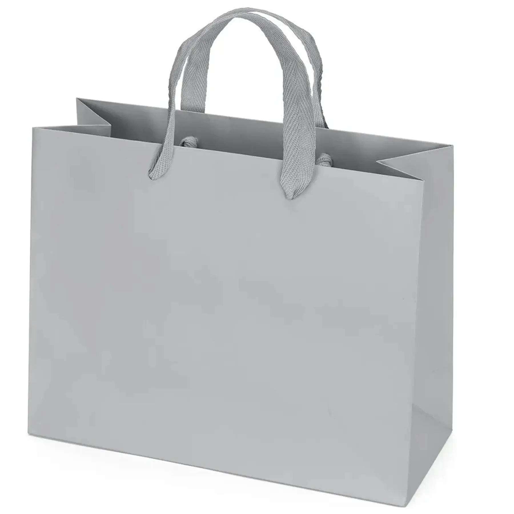 Matte Laminated Eurotote Bag Dynamic Color Woven Handles