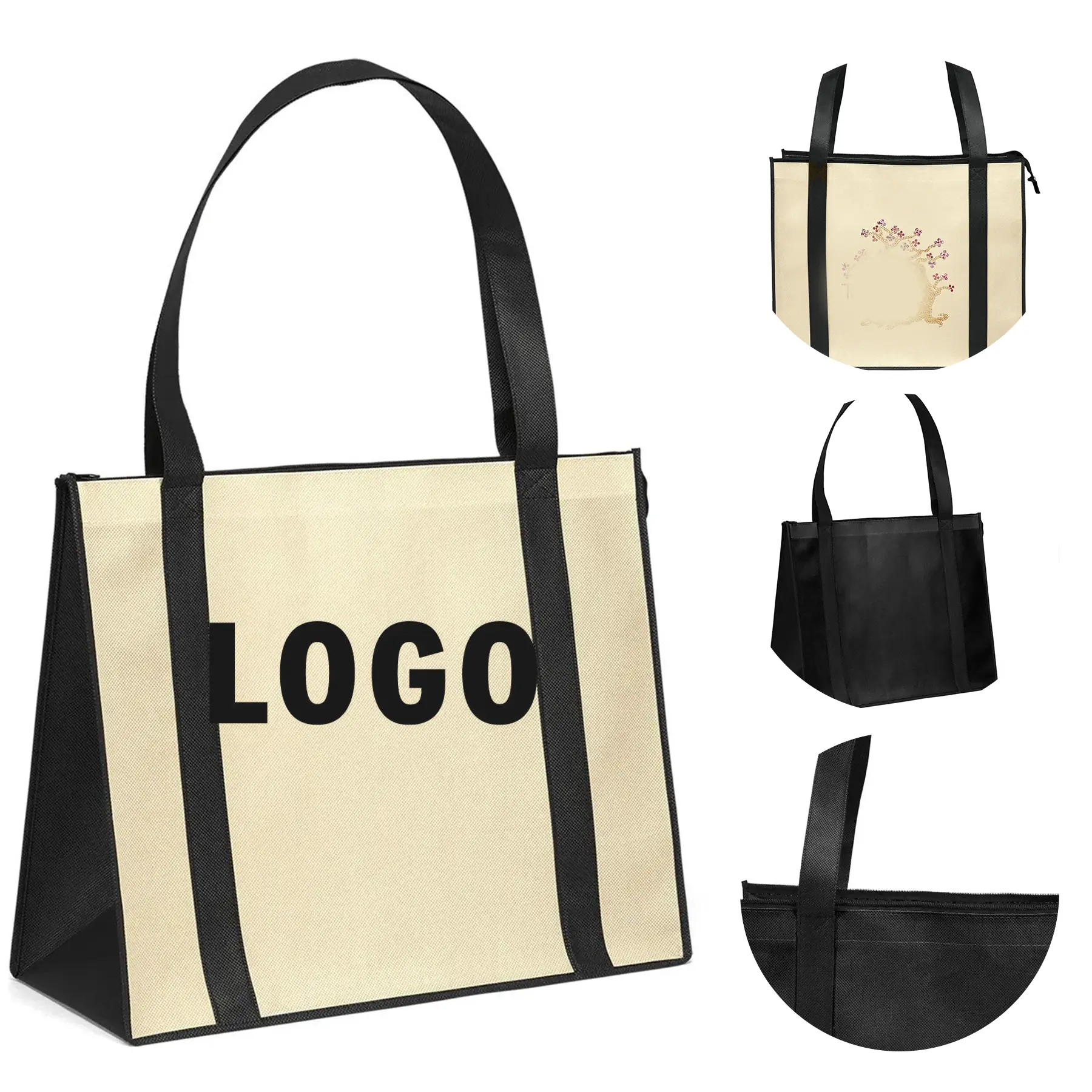 Sparkle Boat Tote Bag Classic Roomy Design 2