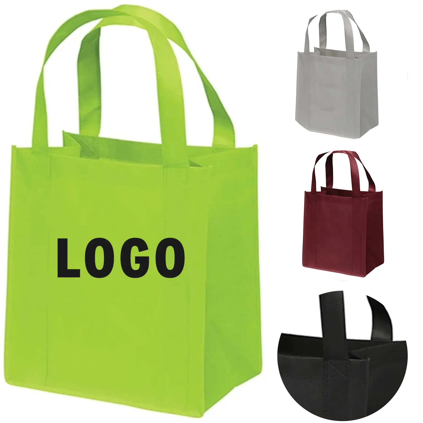 Sparkle Non Woven Tote Bag Reusable Shopping Basket 2