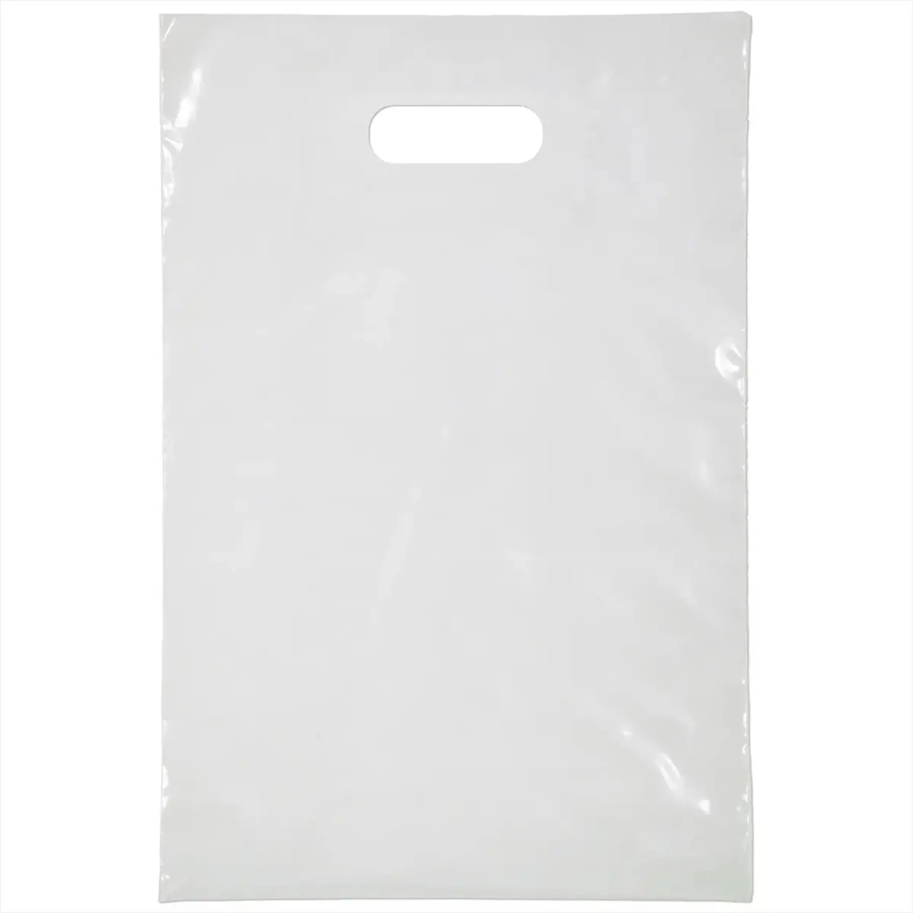Custom Full Color Die Cut Plastic Bags 10x15