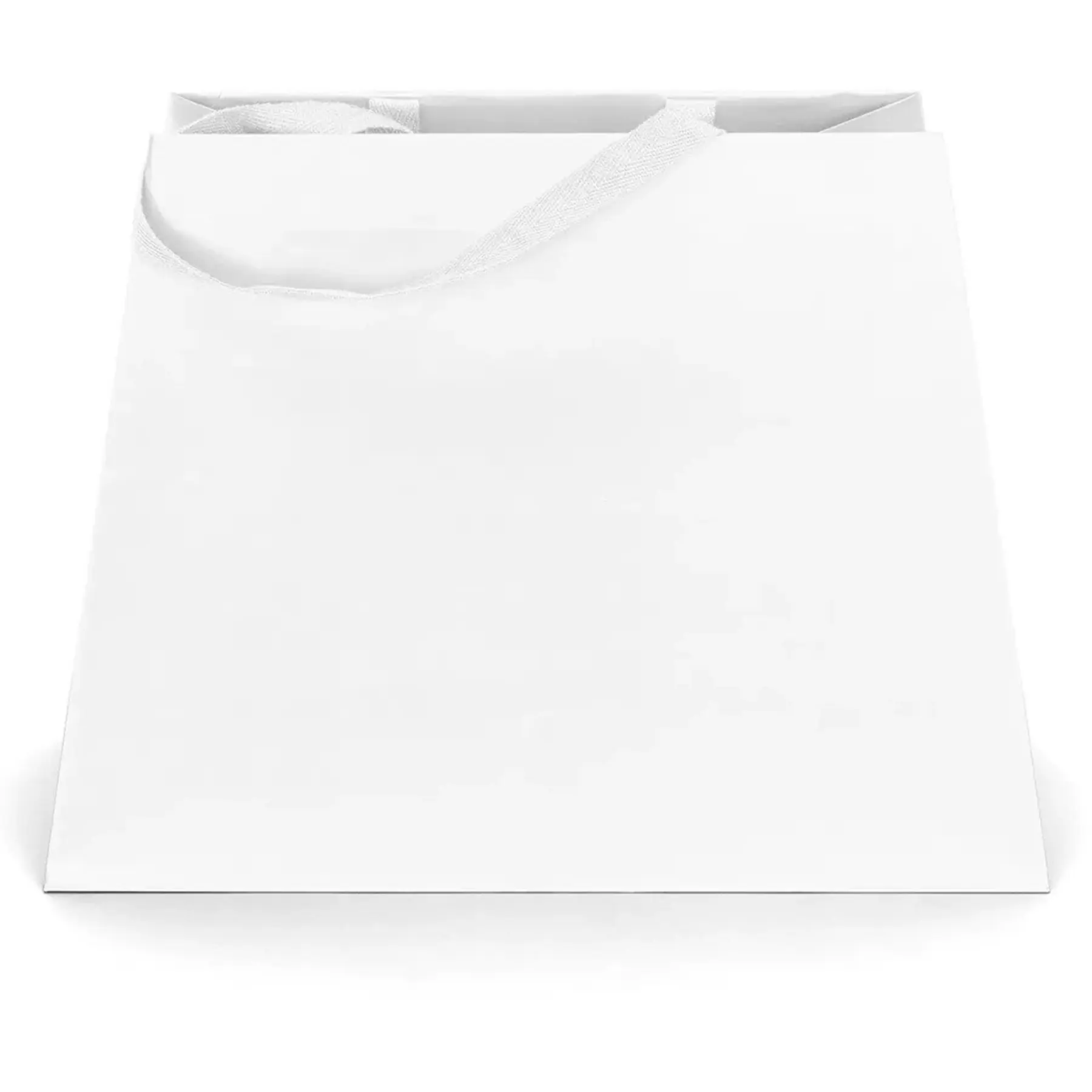 Trapezoid Eurotote Bag Colorful Woven Handles