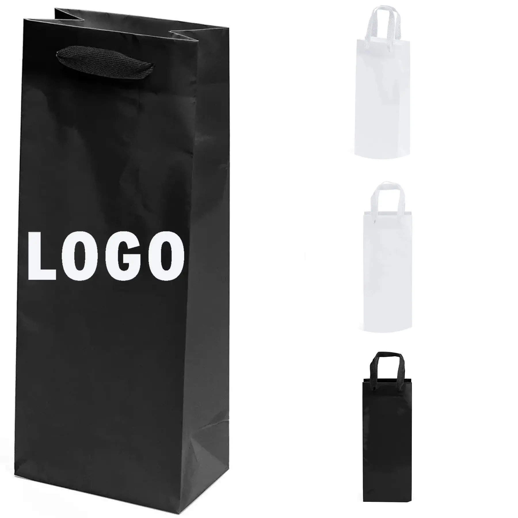 Foil Printed Glossy Eurotote Bag Woven Handles 2