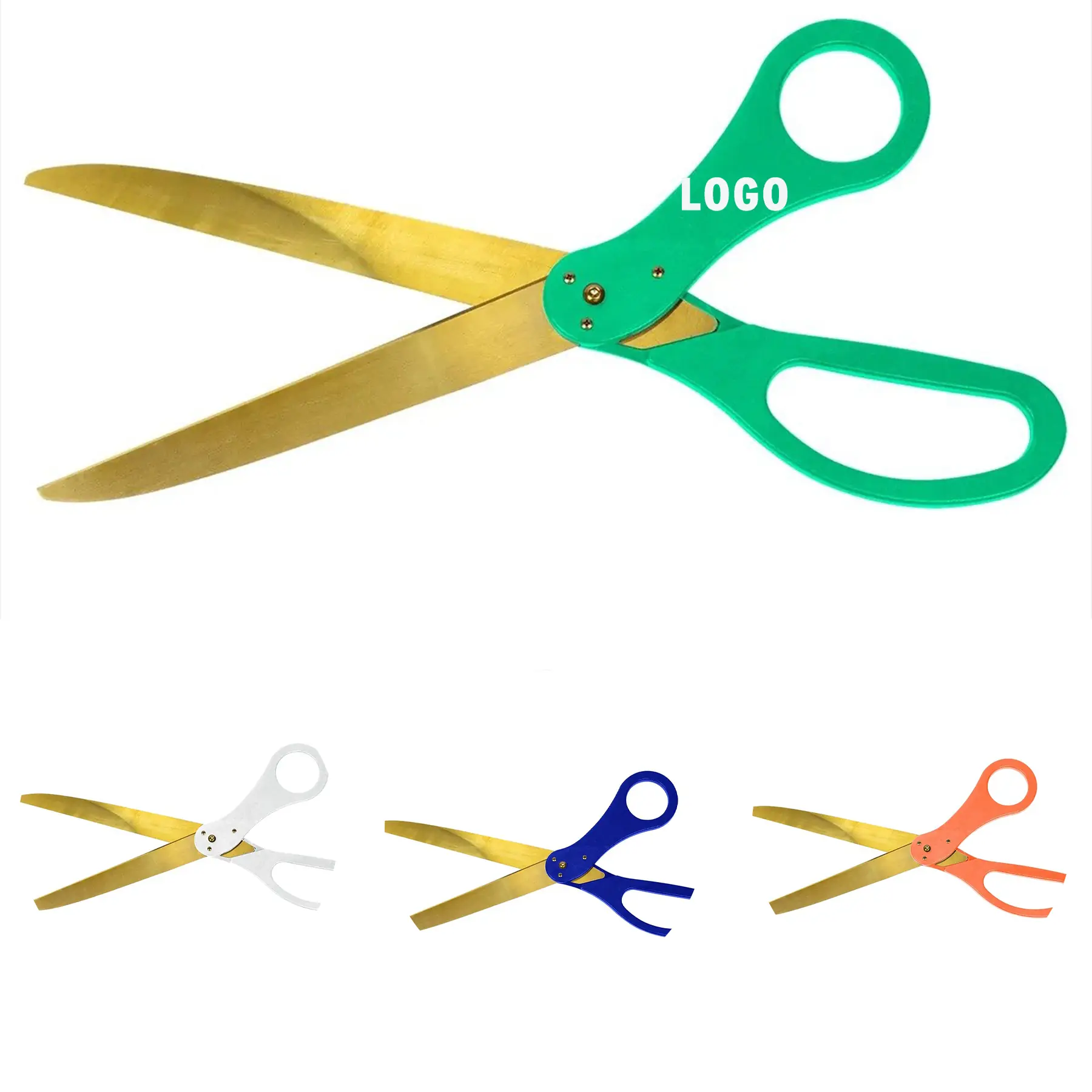 Gold Jumbo Ceremonial Scissors 2