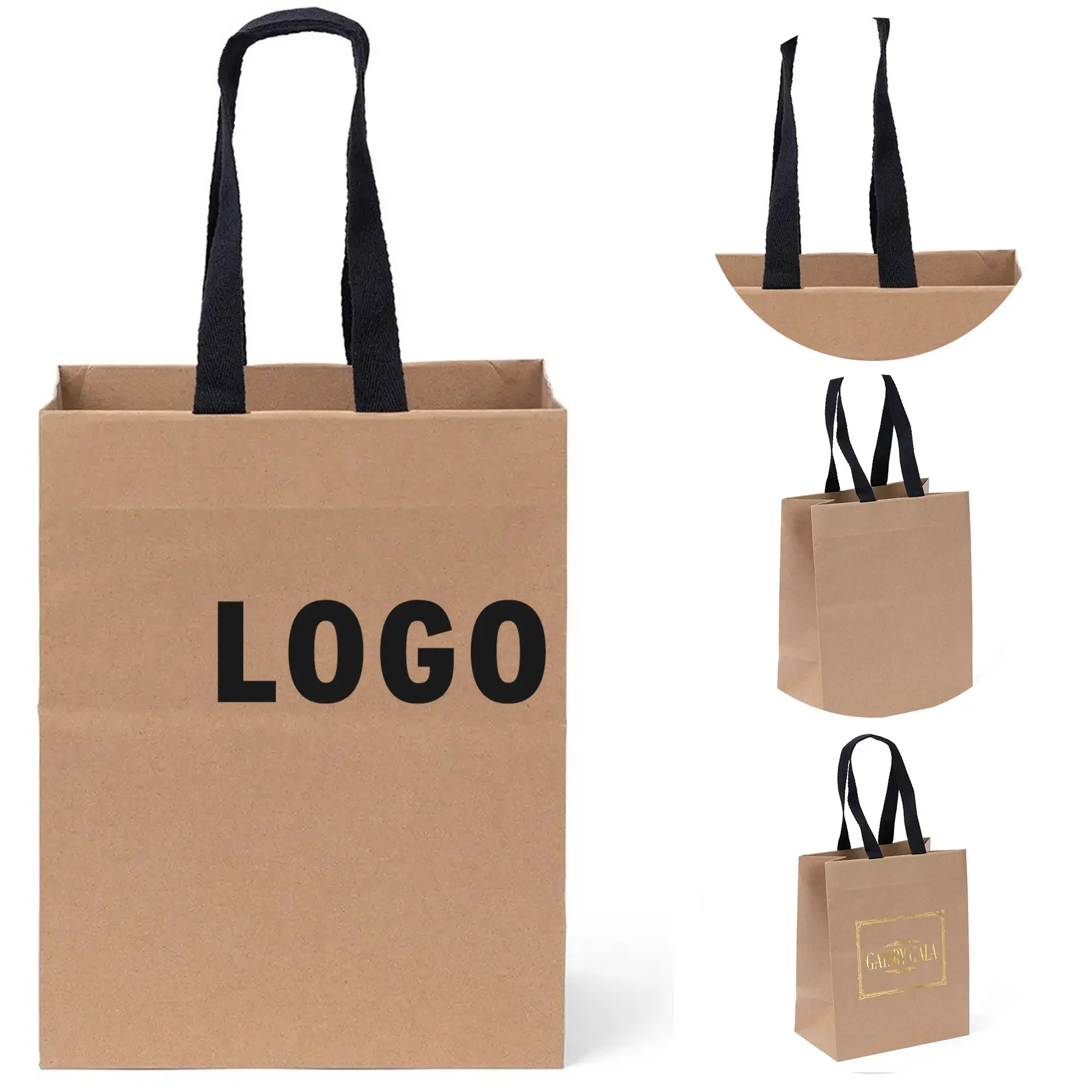 Eco Friendly Woven Handle Eurotote Foil Design 2
