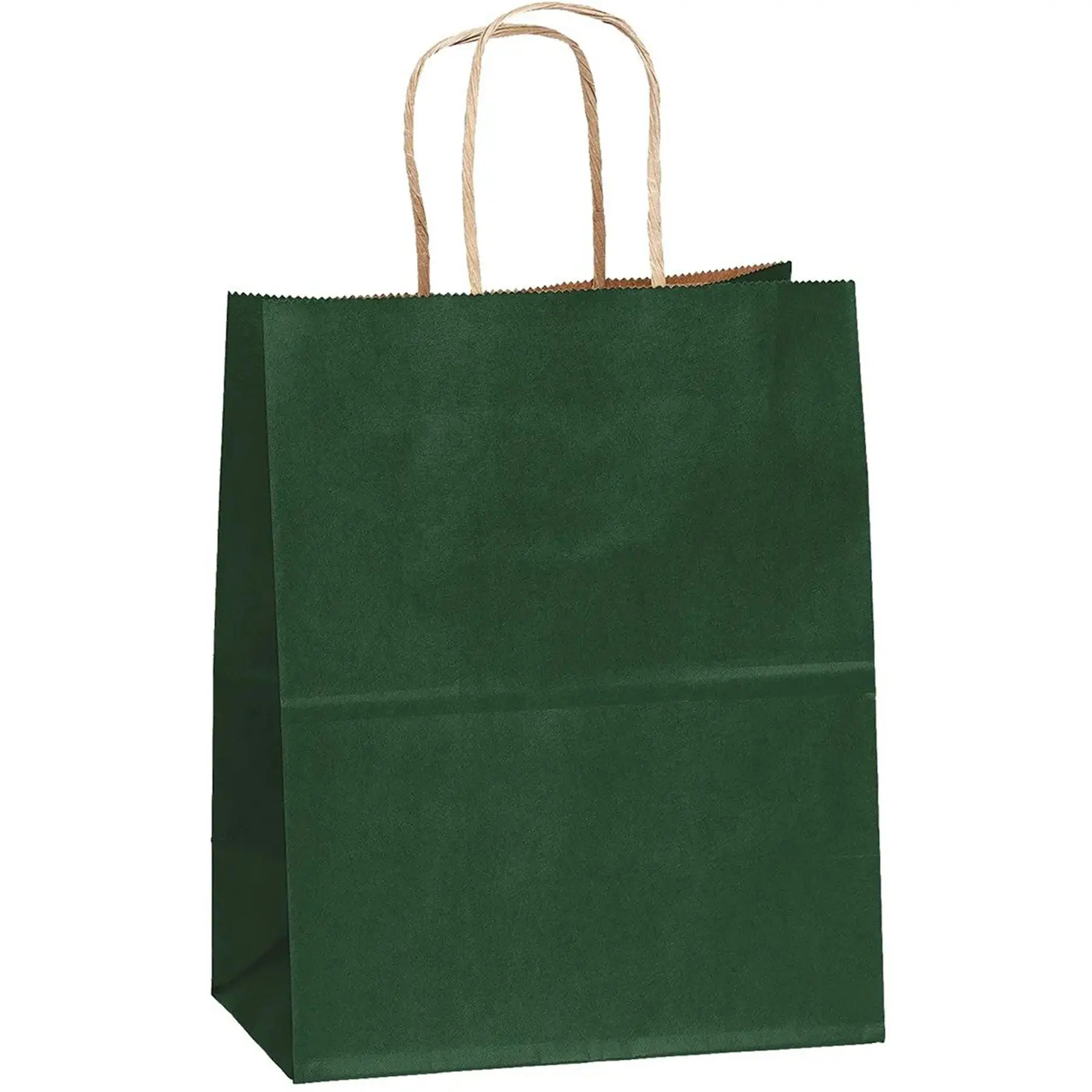 Eco Friendly Matte Paper Shopping Bags Twisted Handles