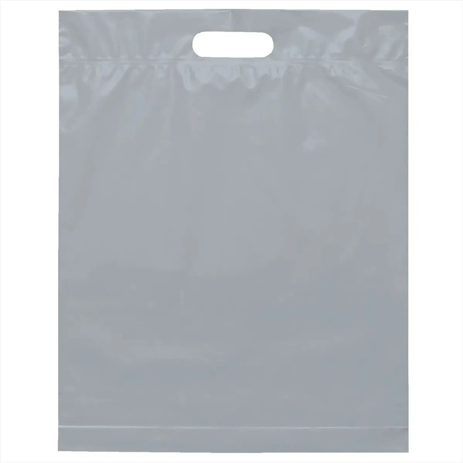 Custom Cut Handle Plastic Bags - Multicolor Designs for Gifts and Shopping