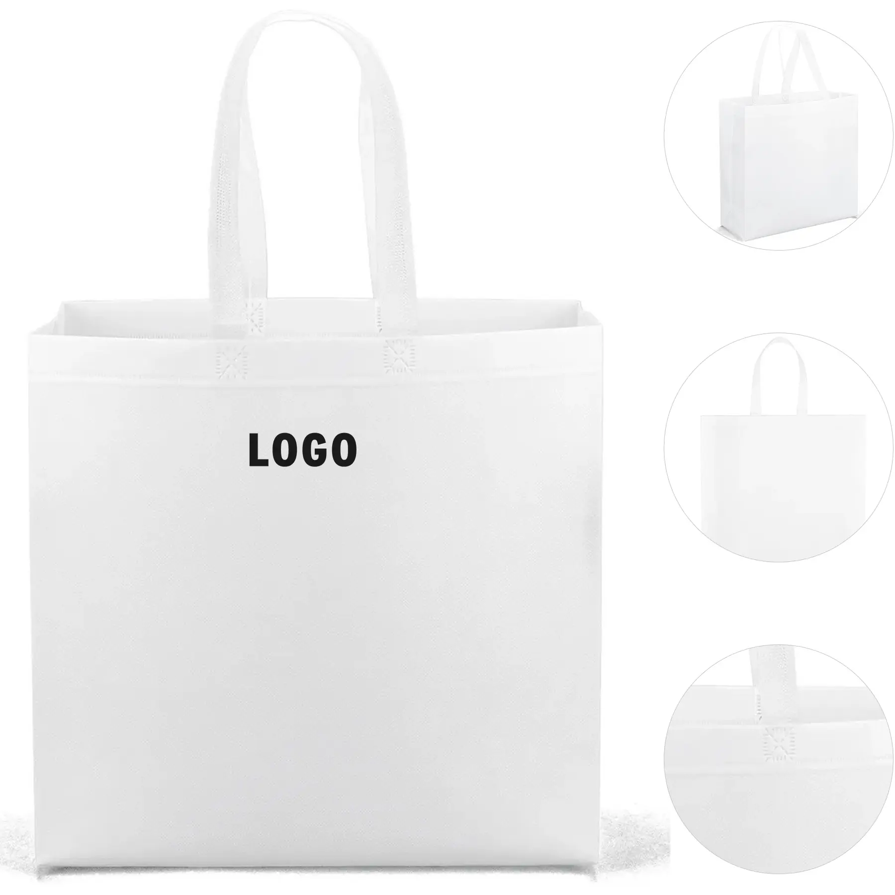 Customizable Laminated Nonwoven Tote Bag Vibrant Colors 2