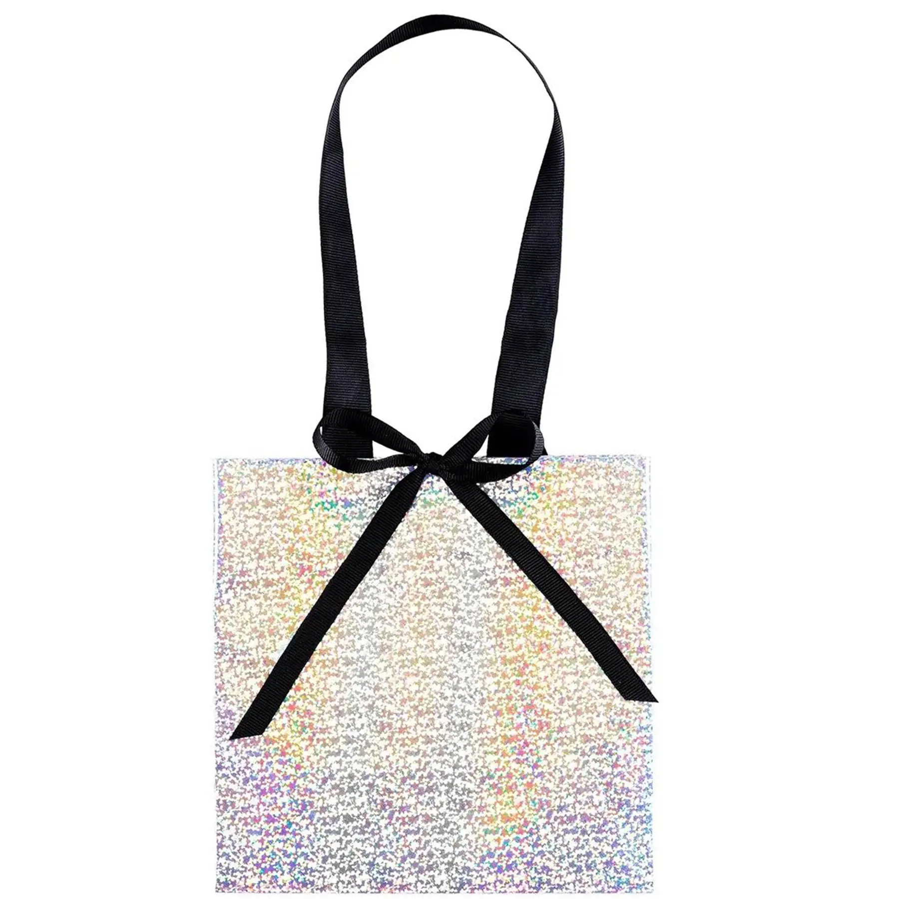 Foil Print Iridescent Eurotote Bag