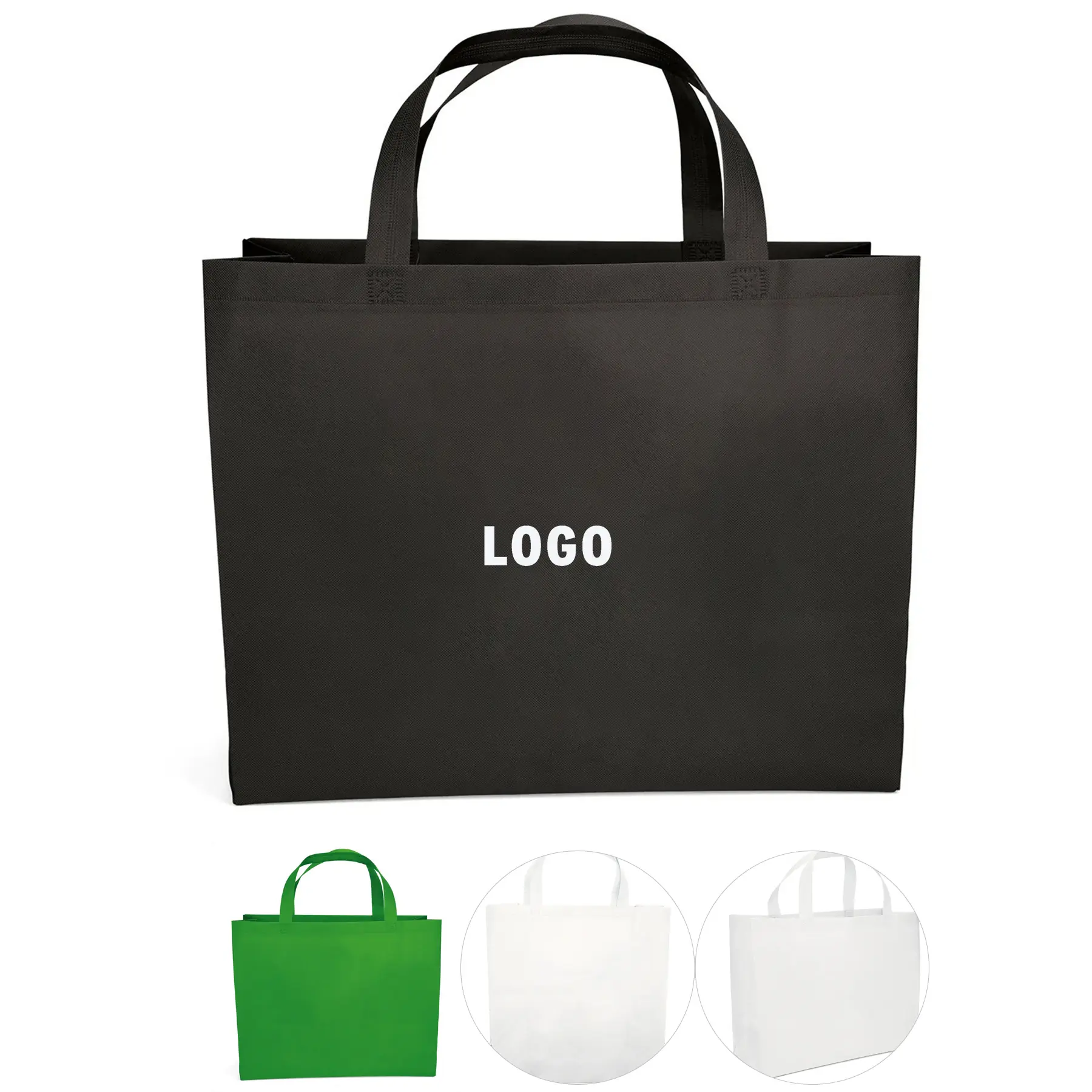 Economy Tote Bag with Long Handles Colorvista Design 2