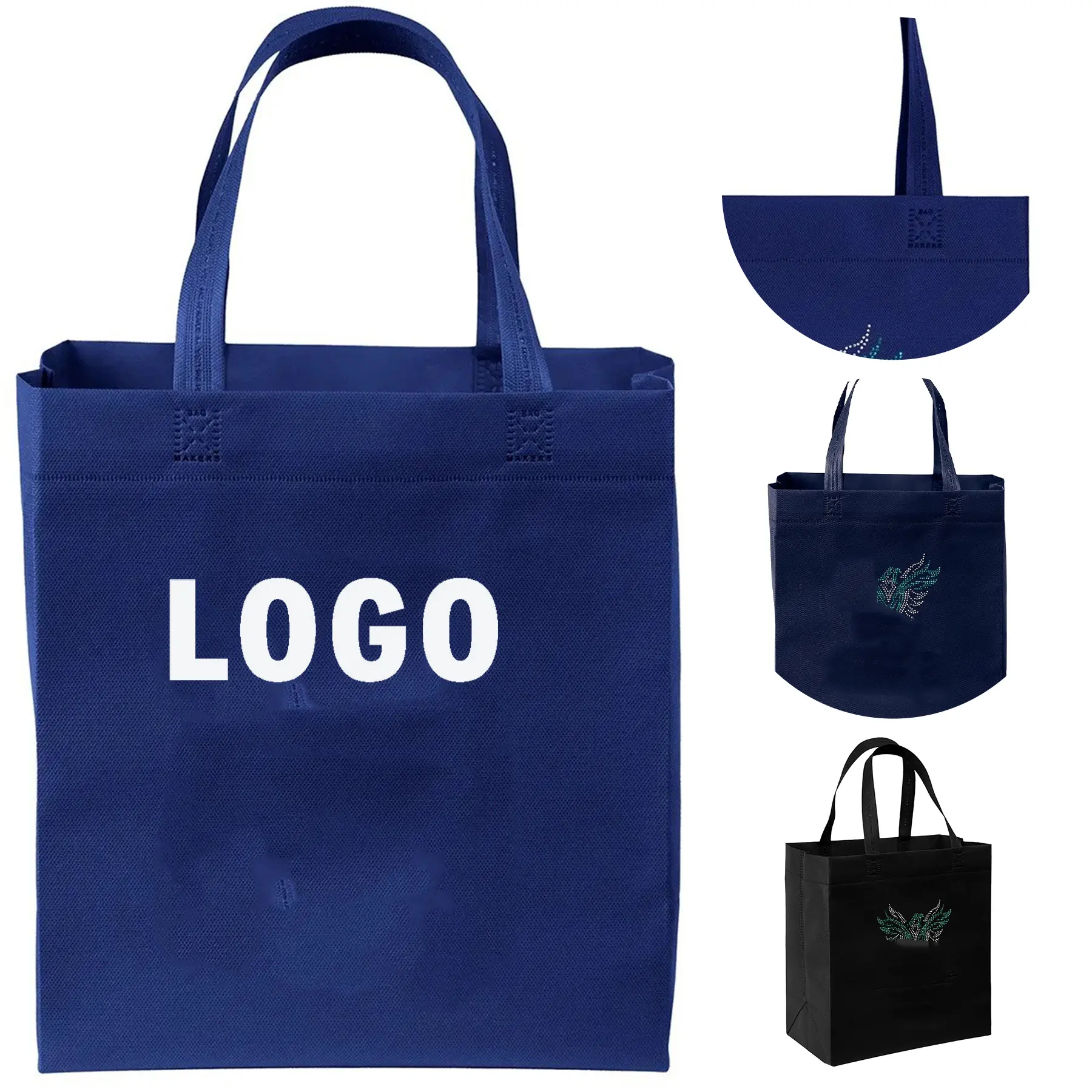 Sparkle Nonwoven Reusable Shopping Tote Bag 2