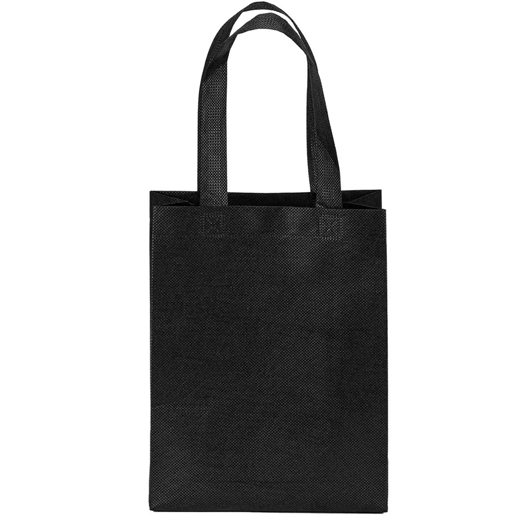 Eco Friendly Reusable Shopping Tote Bag Heat Sealed Handles Bottom Gusset