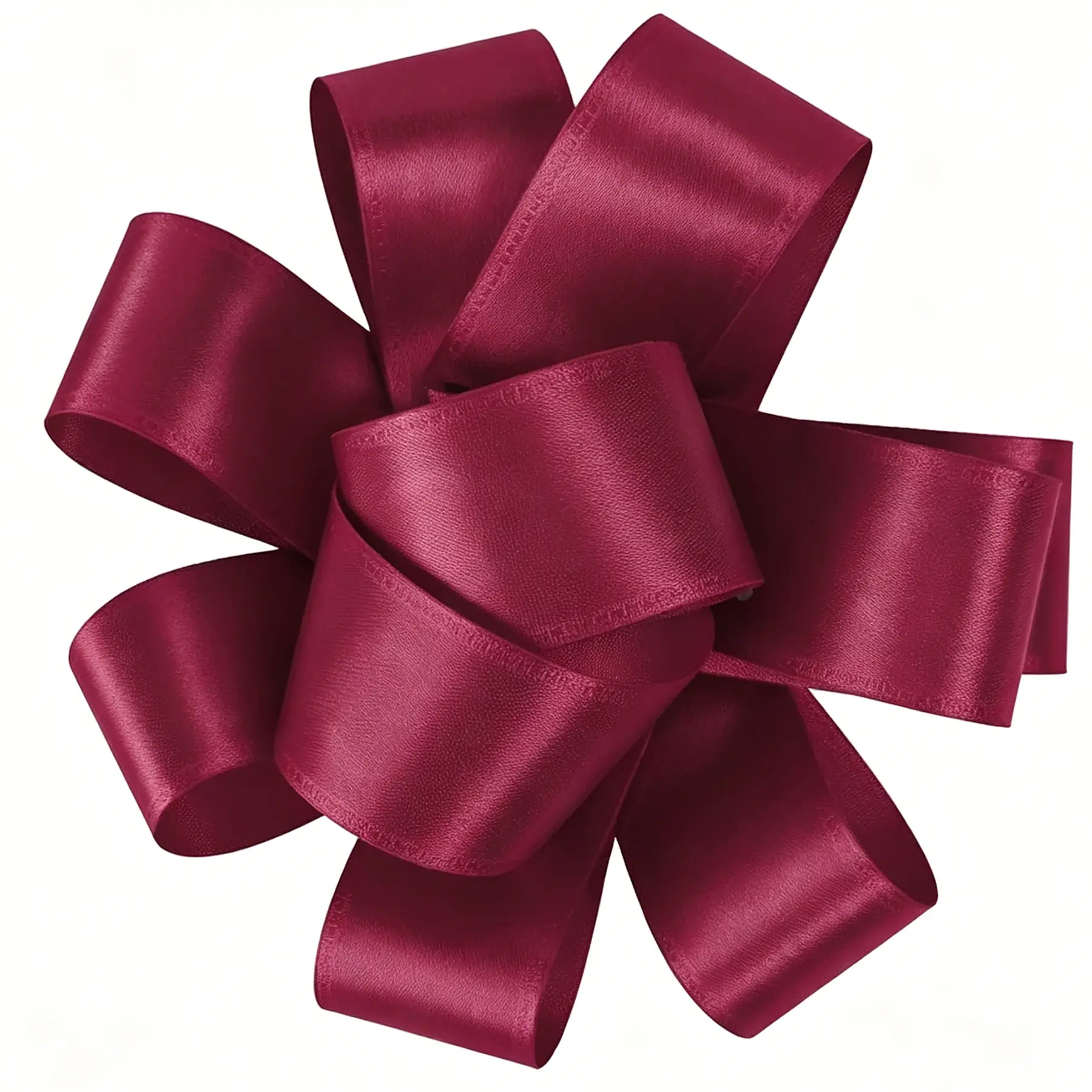 Sparkling Custom Satin Bow Badge