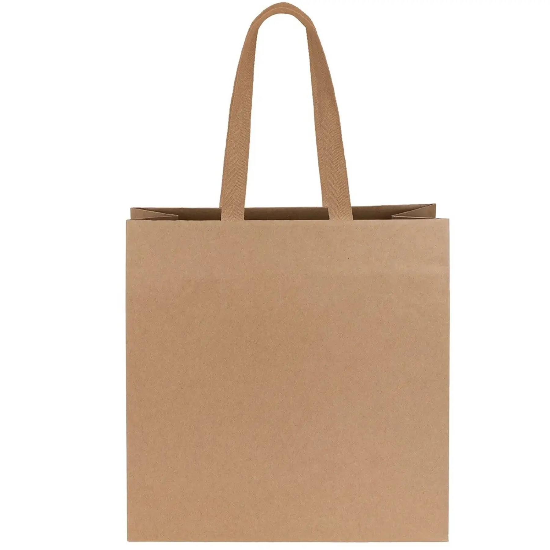 Eco Kraft Brown Matte Laminated Tote Bag Foil Print