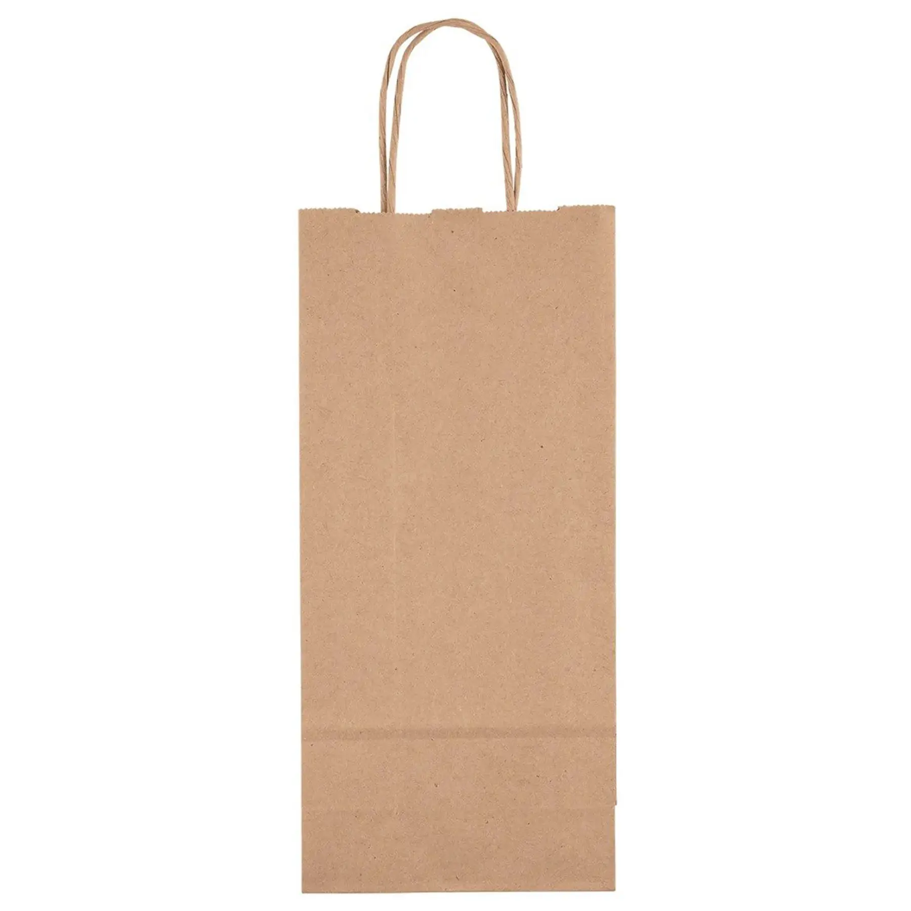 Kraft Paper Shopping Bags Twisted Handles Eco Friendly Recycled