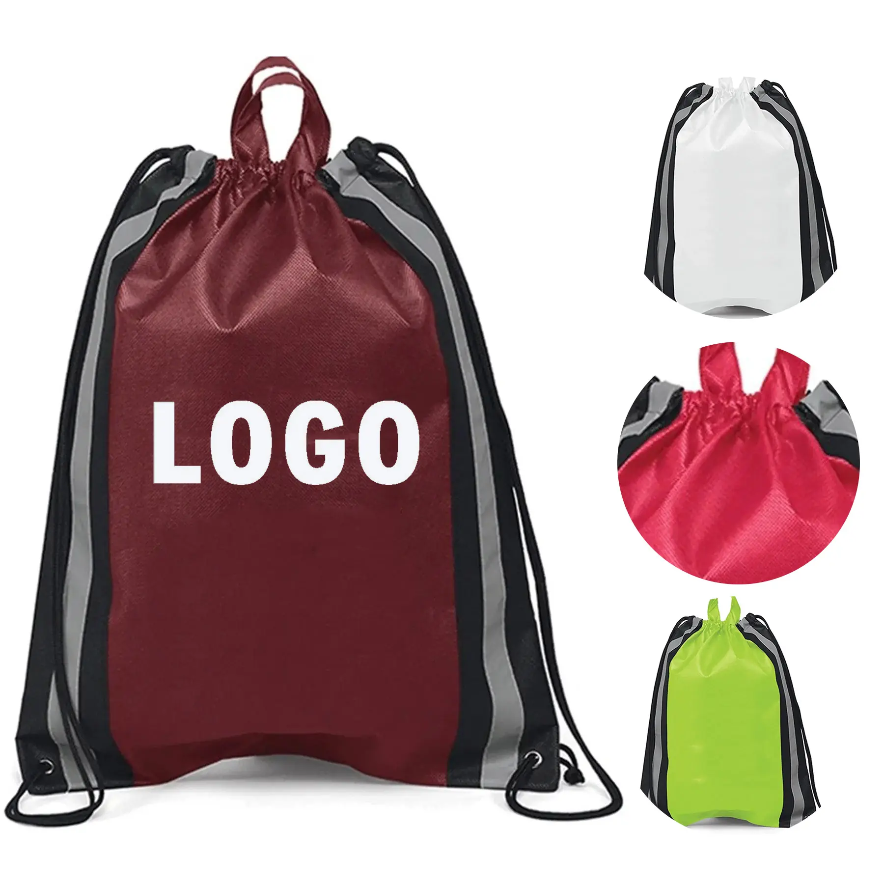 Sparkle Backpack Durable Nonwoven Reflective 2