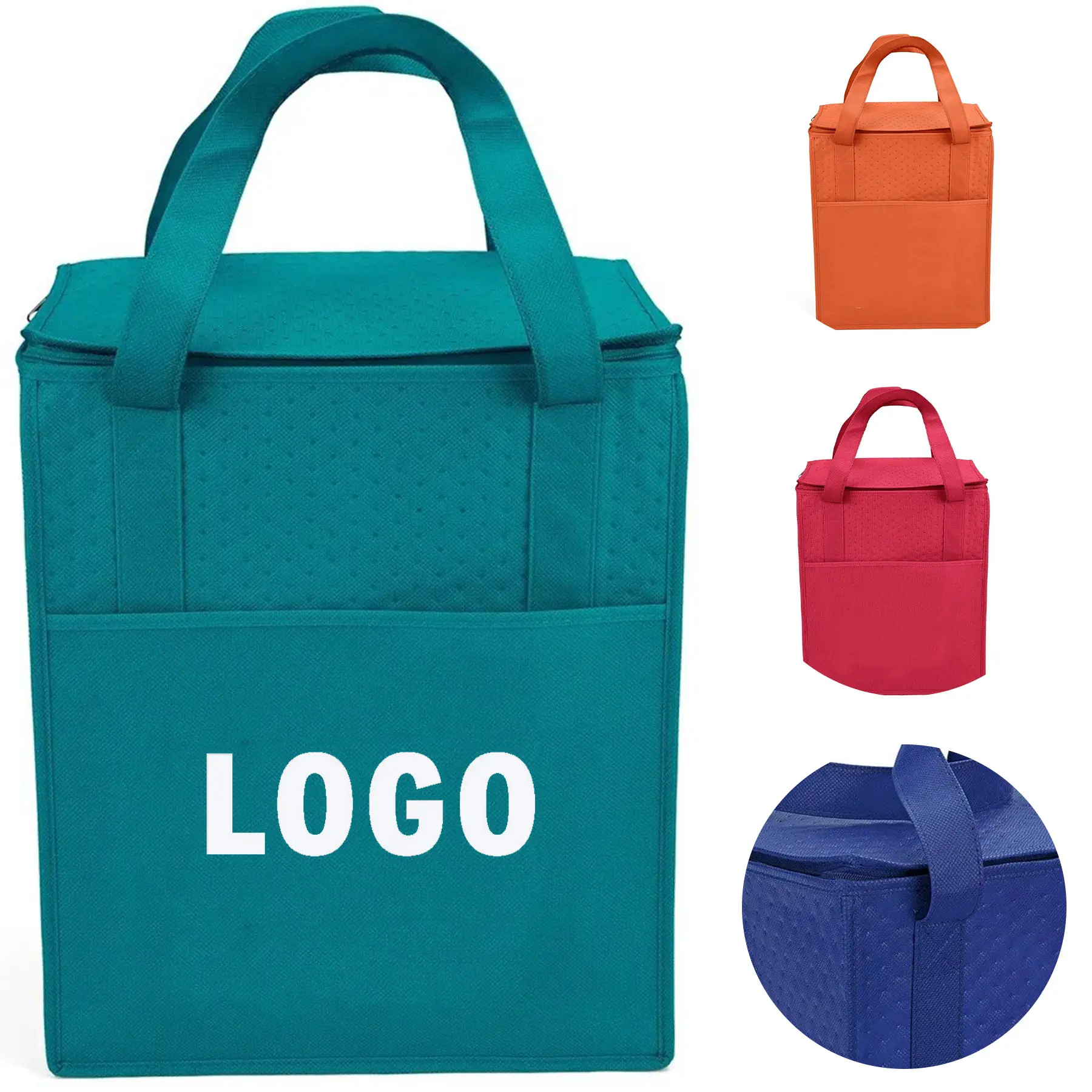 Sparkly Insulated Grocery Tote with Thermal Lining 2