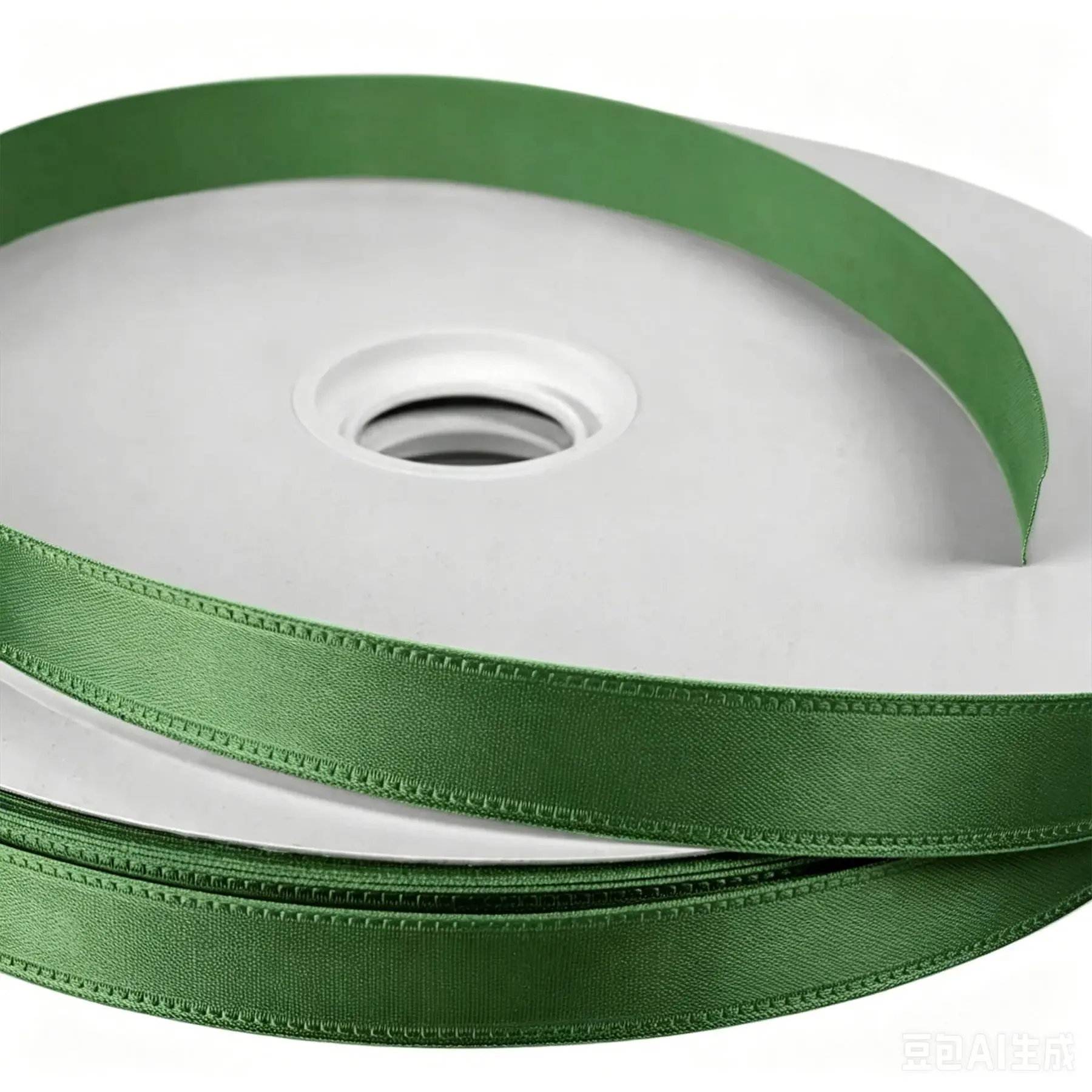 Foil Print Satin Ribbon Roll 25 Yards Customizable