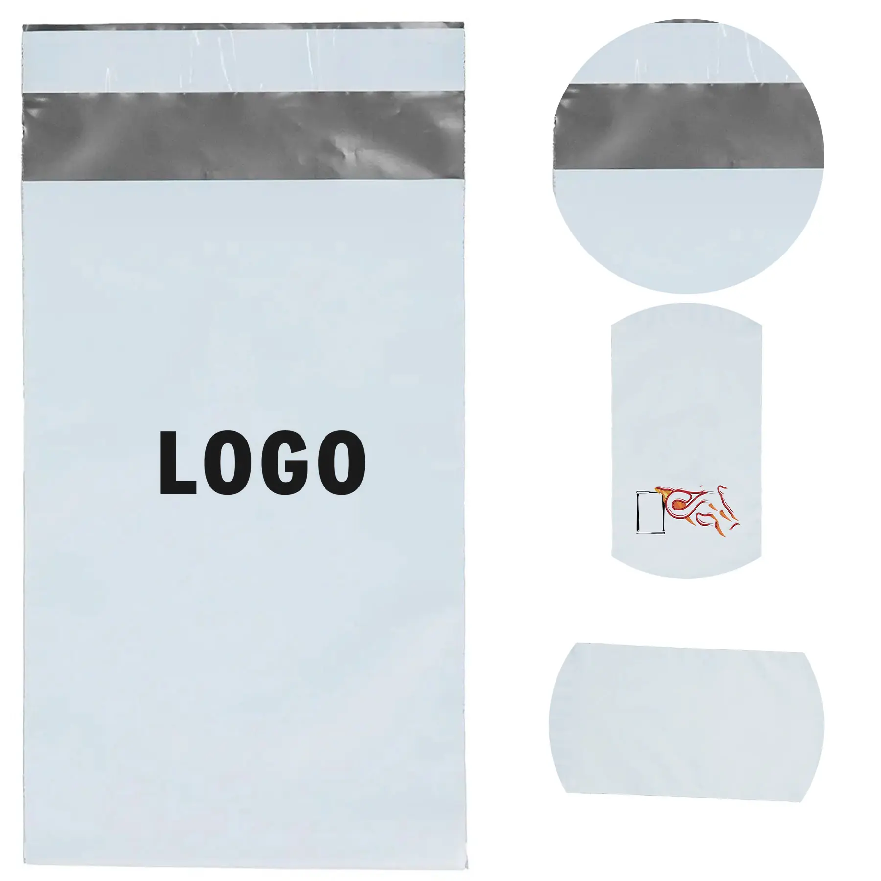 Plastic Mailers Peel Seal Closure Dynamic Color 2