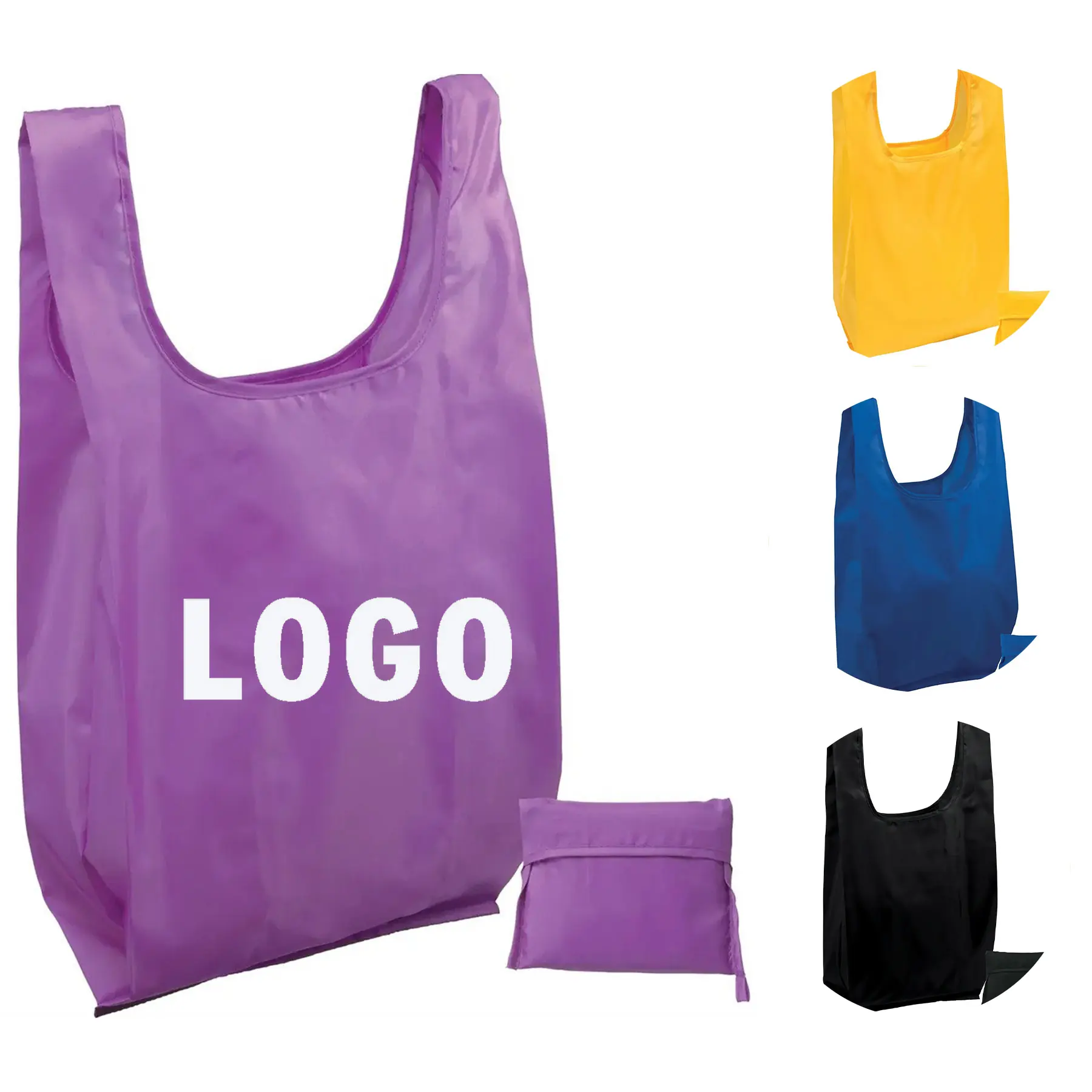 Sparkly Polyester Tote Interior Pocket Self Storage 2