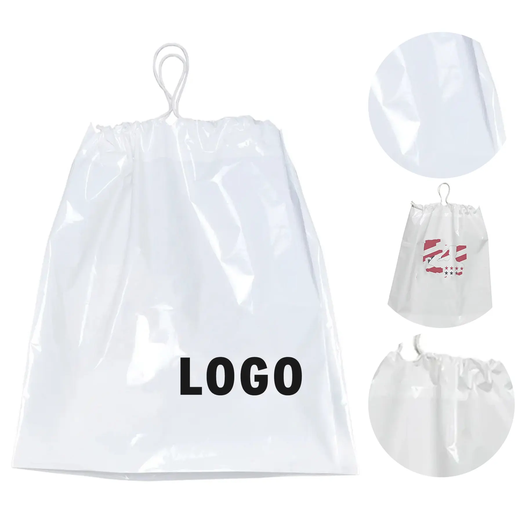 Vibrant Cotton Drawstring Gift Bag with Secure Top Closure 2