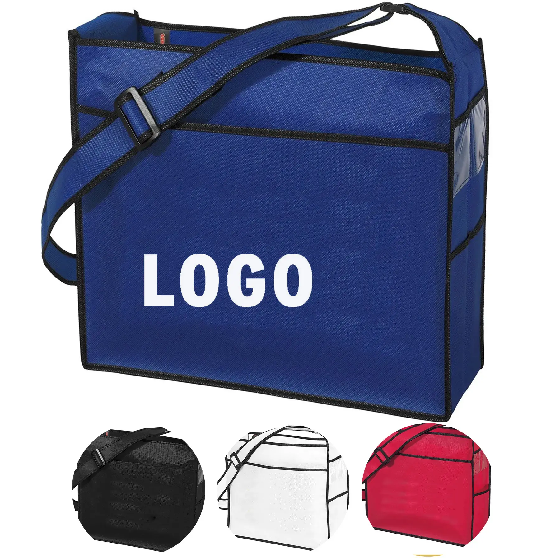 Sparkling Nonwoven Tote Bag Adjustable Shoulder Strap 2