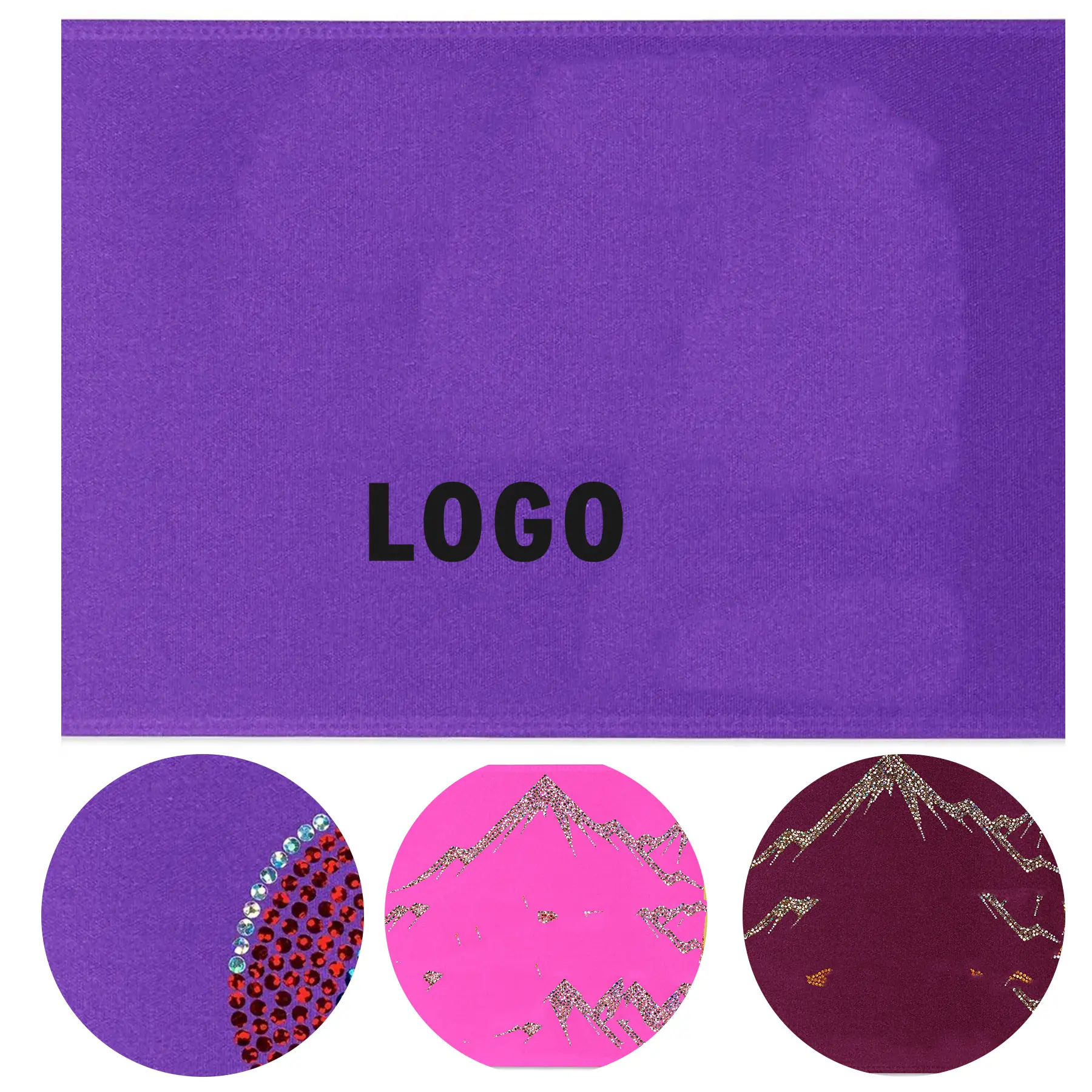 50 Yard Sparkle Satin Ribbon Roll for Custom Badges 2
