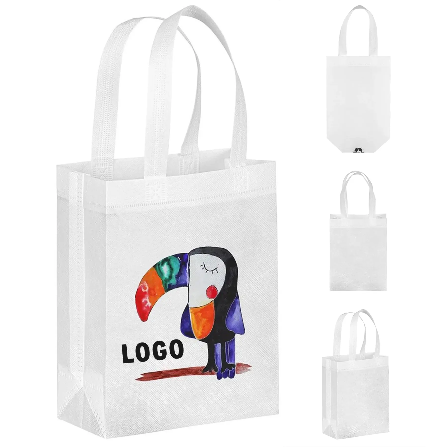 Post Consumer Non Woven Tote with Reinforced Gusset 2