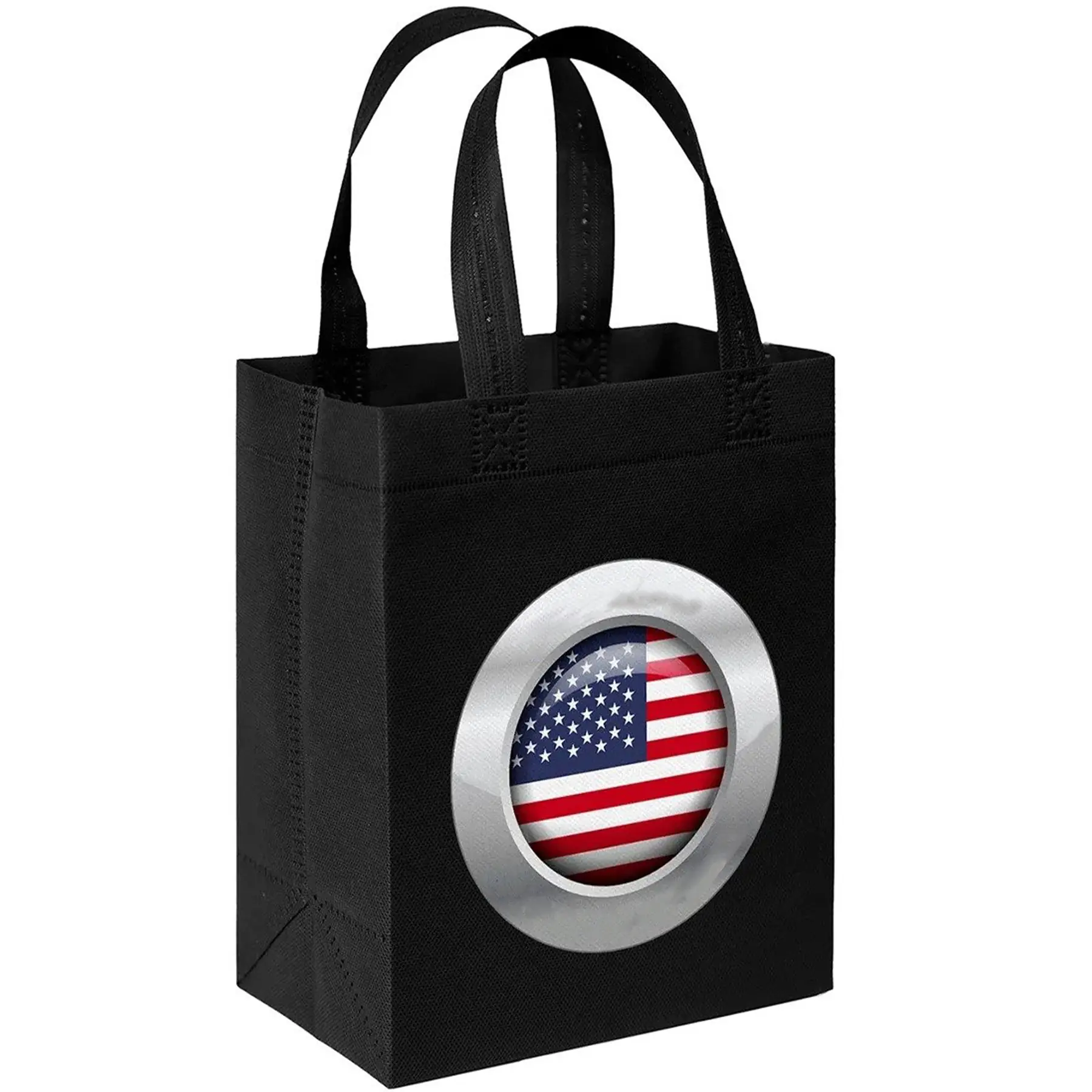 Colorful Non Woven Tote Bags Bulk Set Eco Friendly Customizable