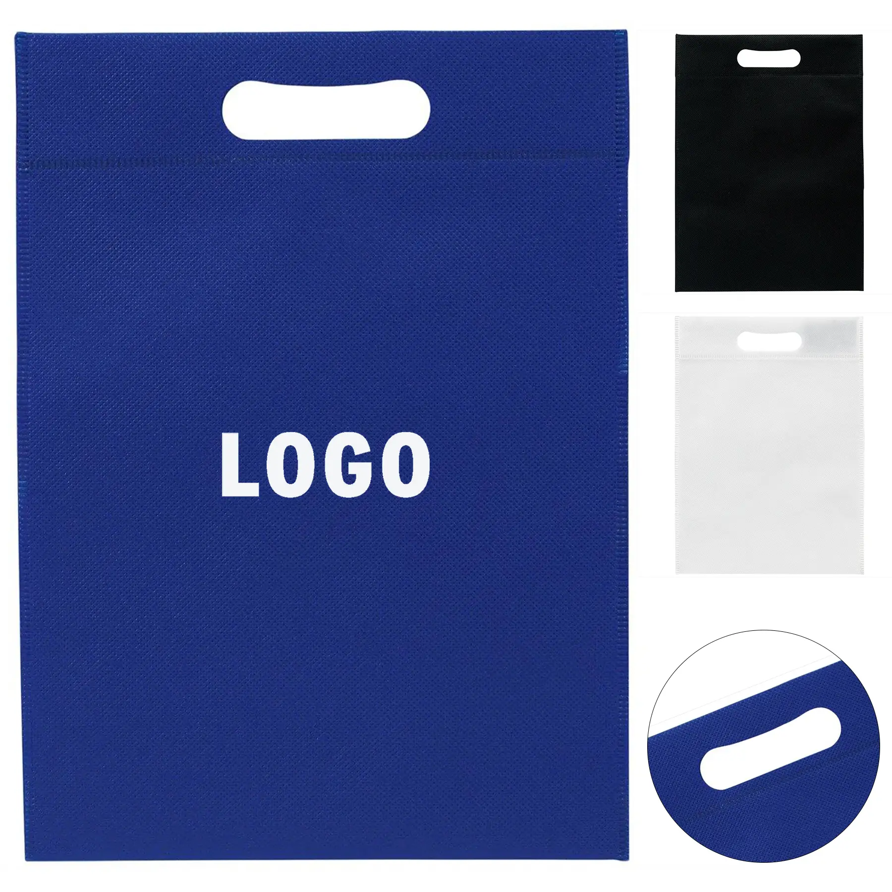 Sparkle Finish Nonwoven Die Cut Tote Bag 2