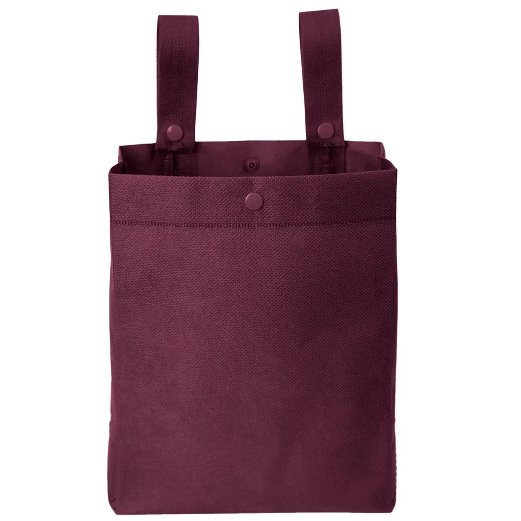 Screen Printed Snap Bag with Long Straps