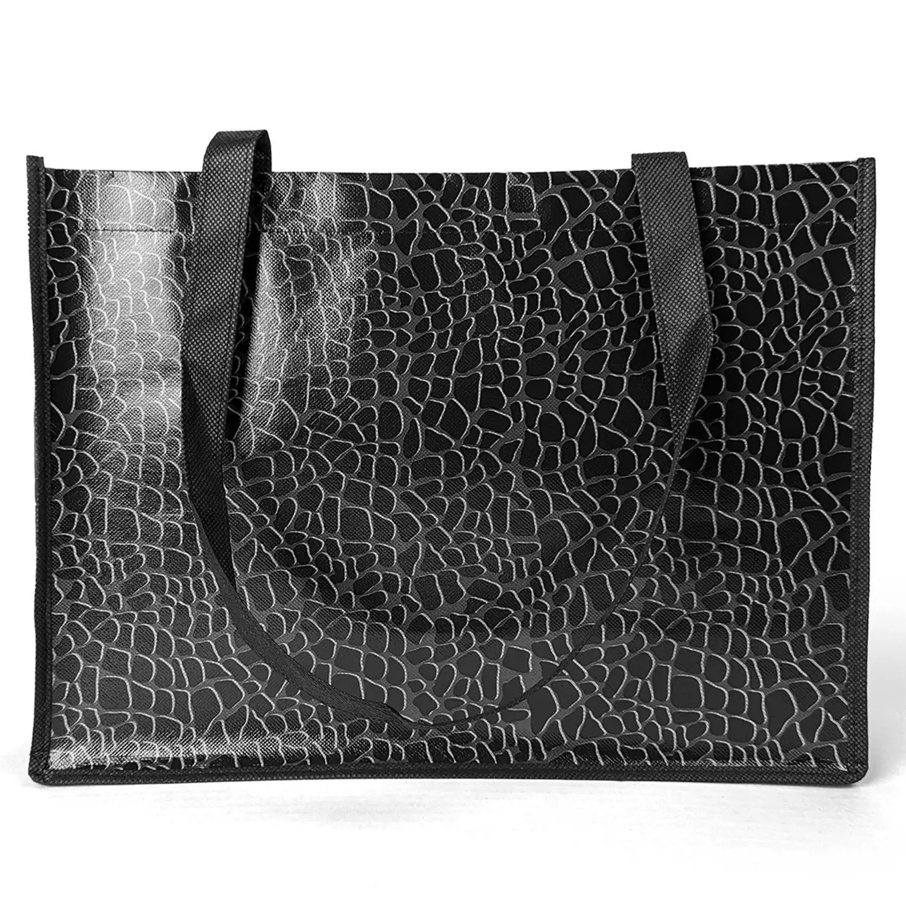 Classic Screen Printed Nonwoven Tote Bag Zipper Closure