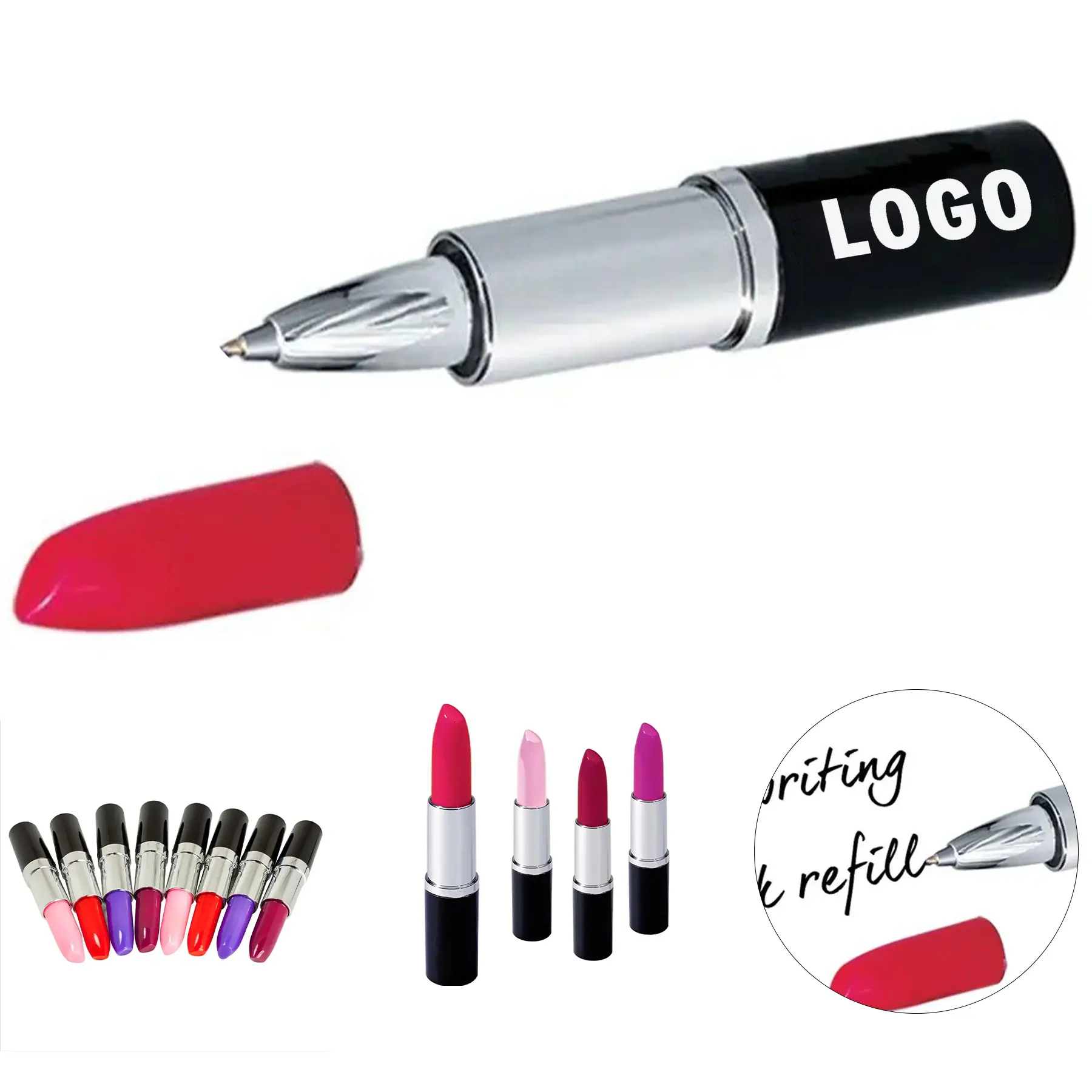 Mini Lipstick Shape Pen 2