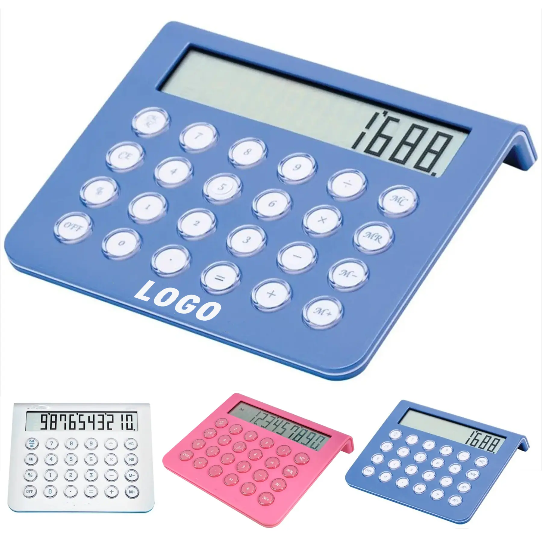 10 Digit Desktop Calculator Oversized Dot Matrix Screen 2