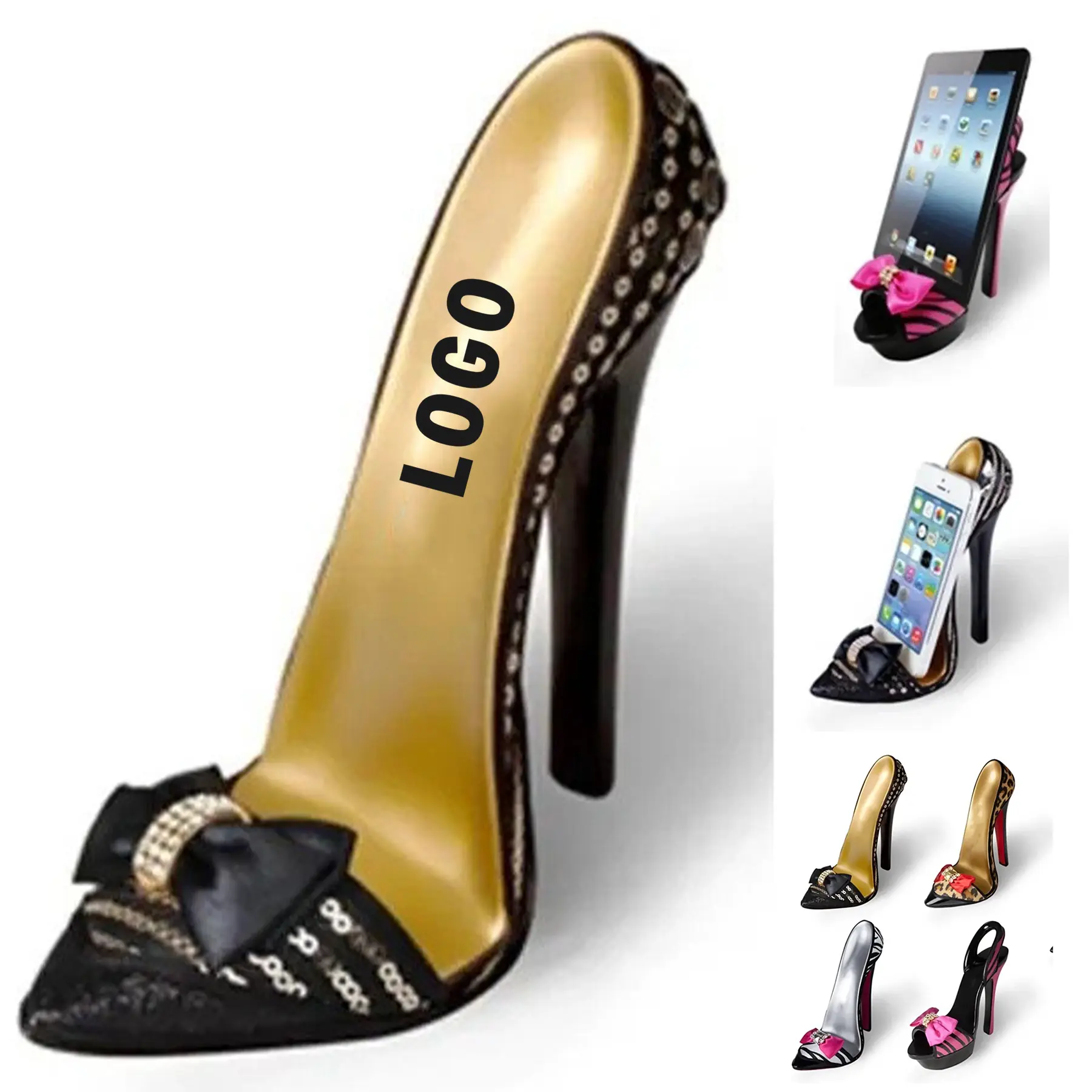 Sleek Heel Holder for Phone Tablet Card 2